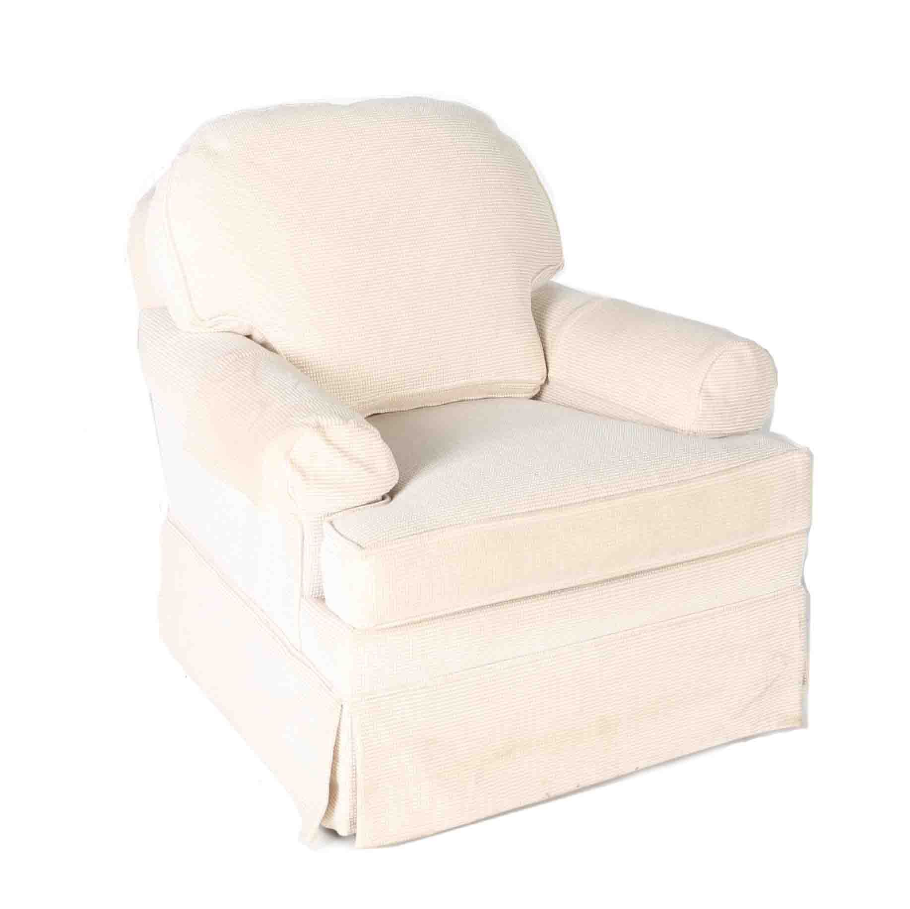 Ethan Allen Swivel Rocking Club Chair