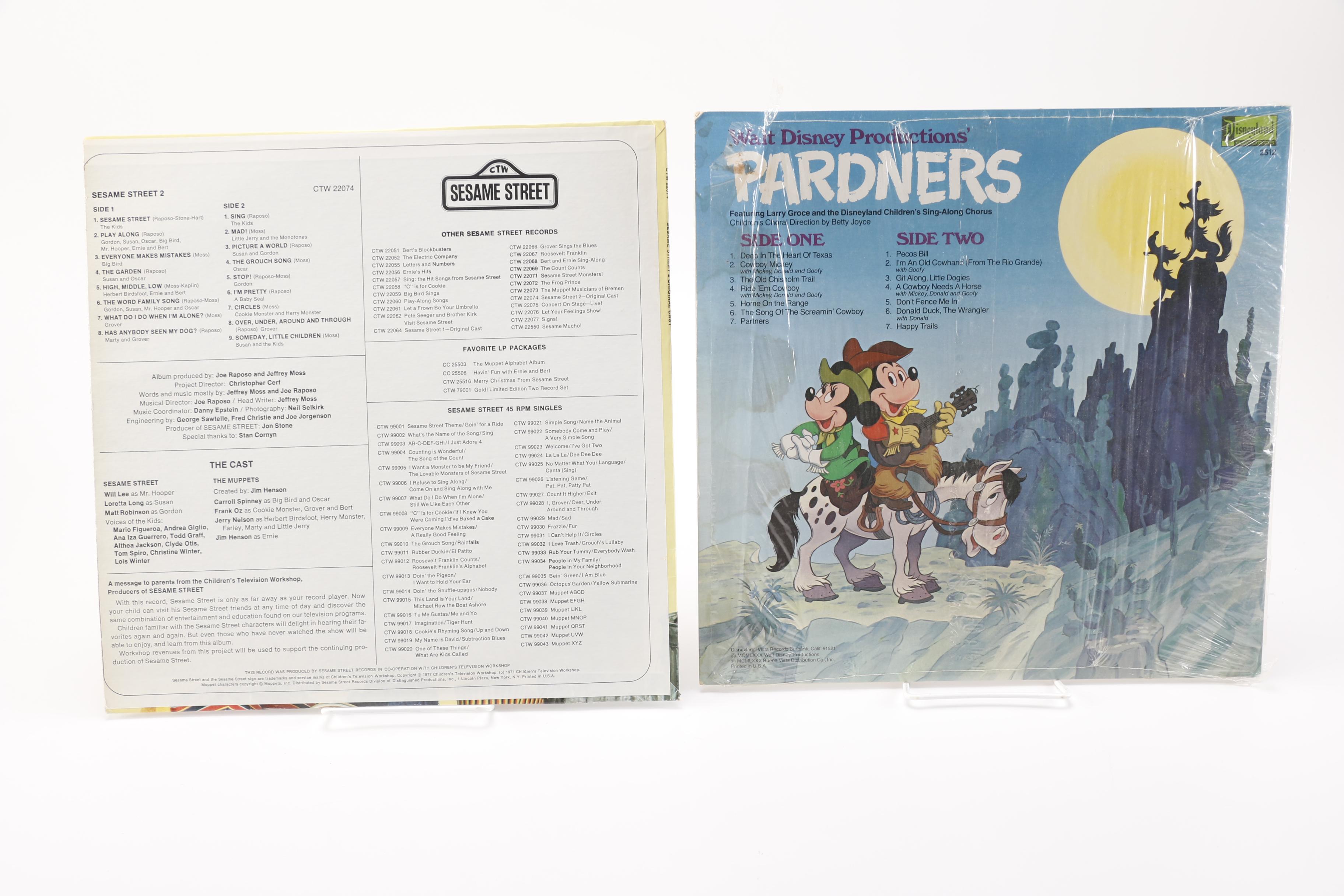 Sesame Street, Disney and Other Children's Records