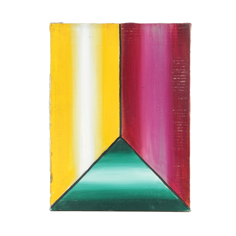 Henry Kallem Oil Painting on Canvas Double-Sided Abstraction