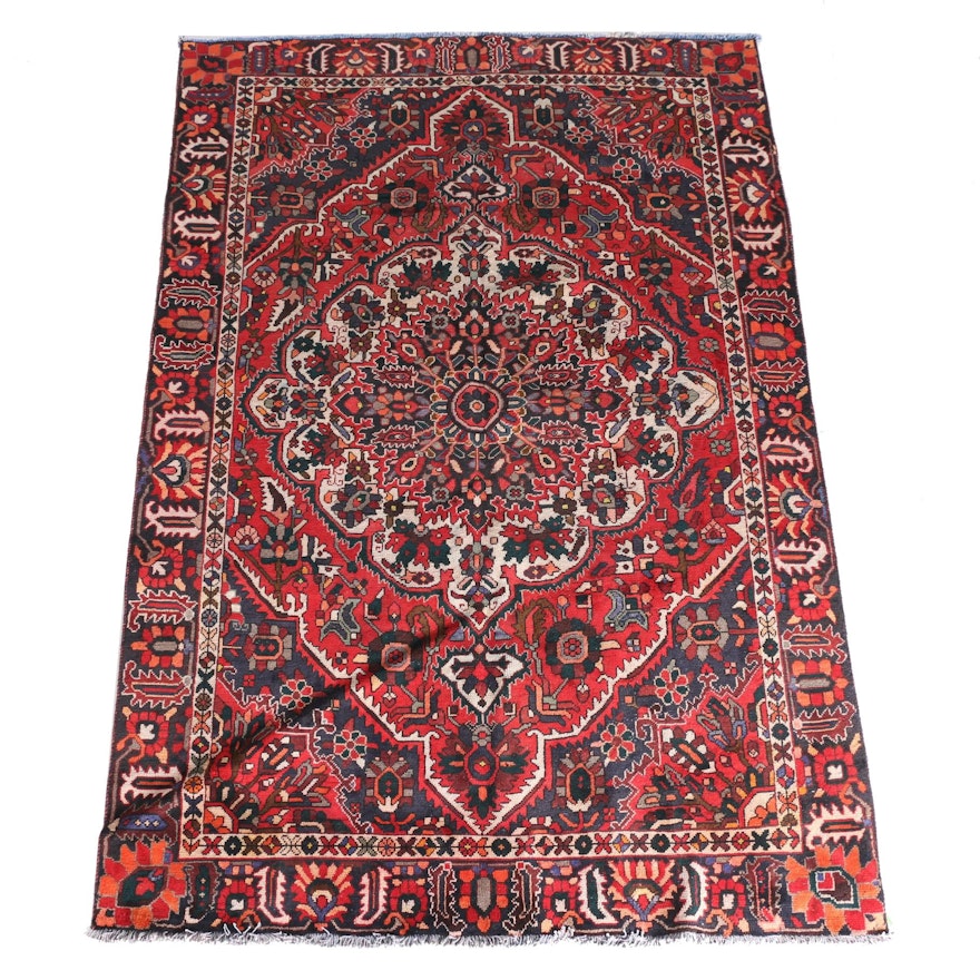 Hand-Knotted Persian Kerman Style Area Rug