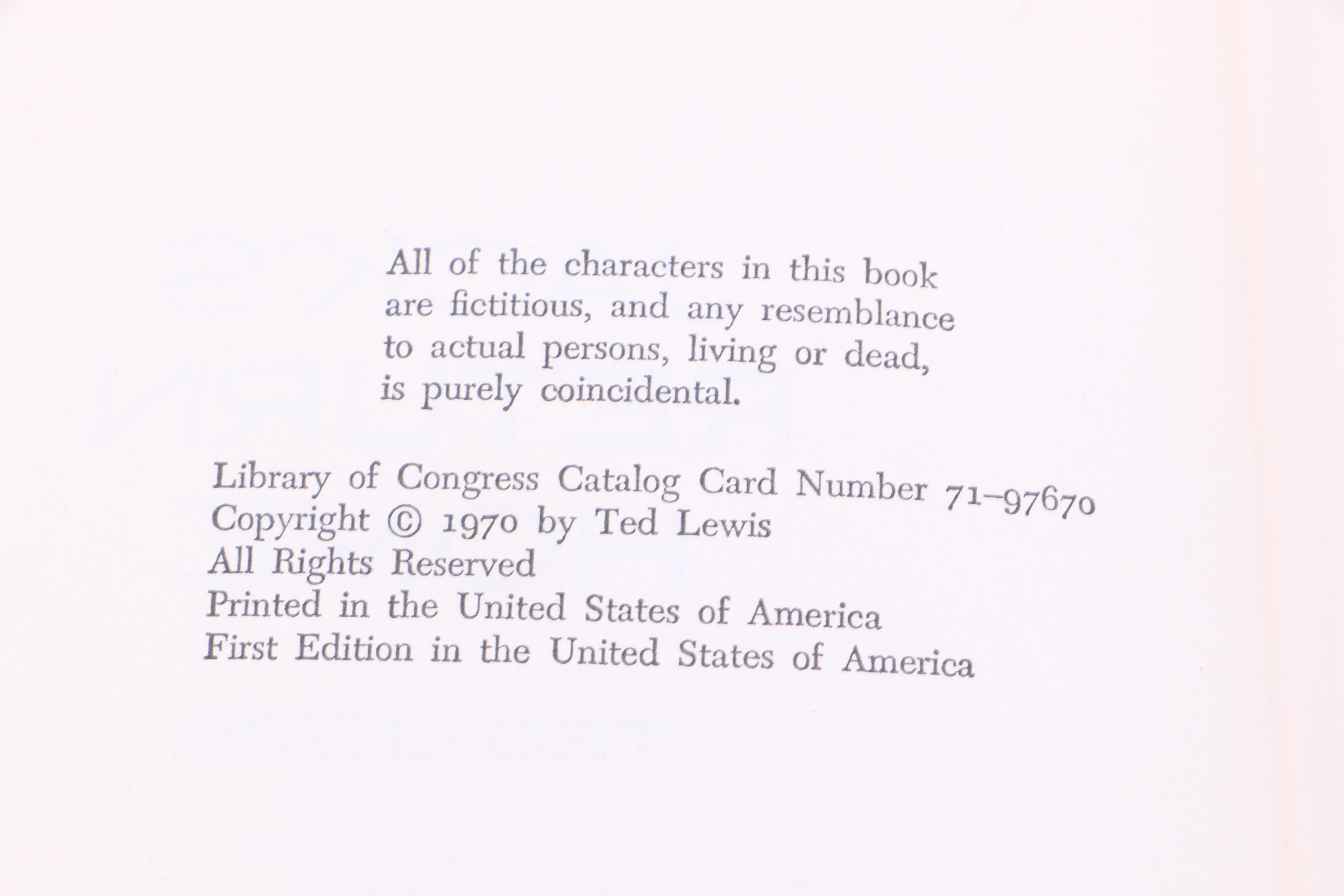 1970 "Jack's Return Home" by Ted Lewis