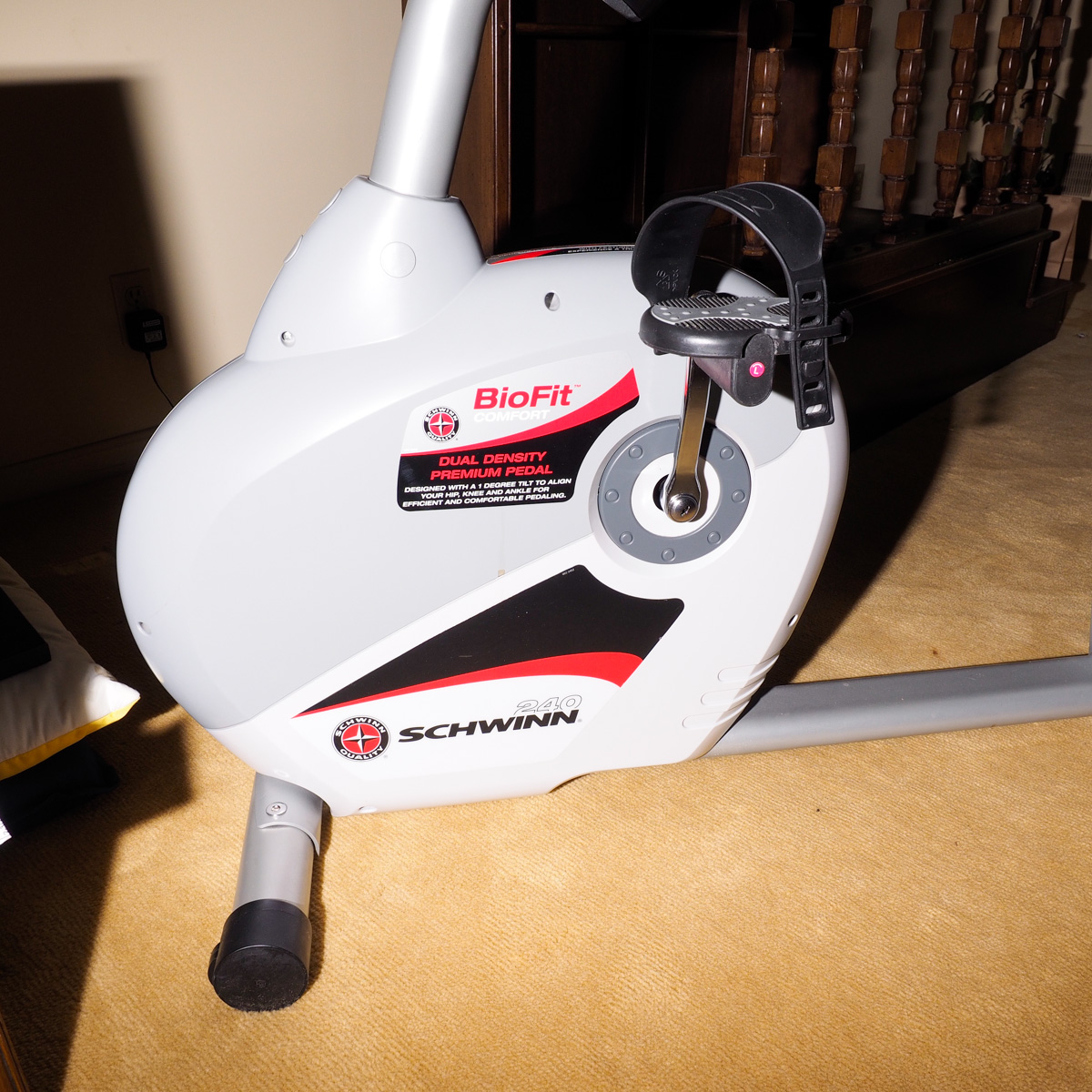 Schwinn 240 Biofit Recumbent Electronic Exercise Bike