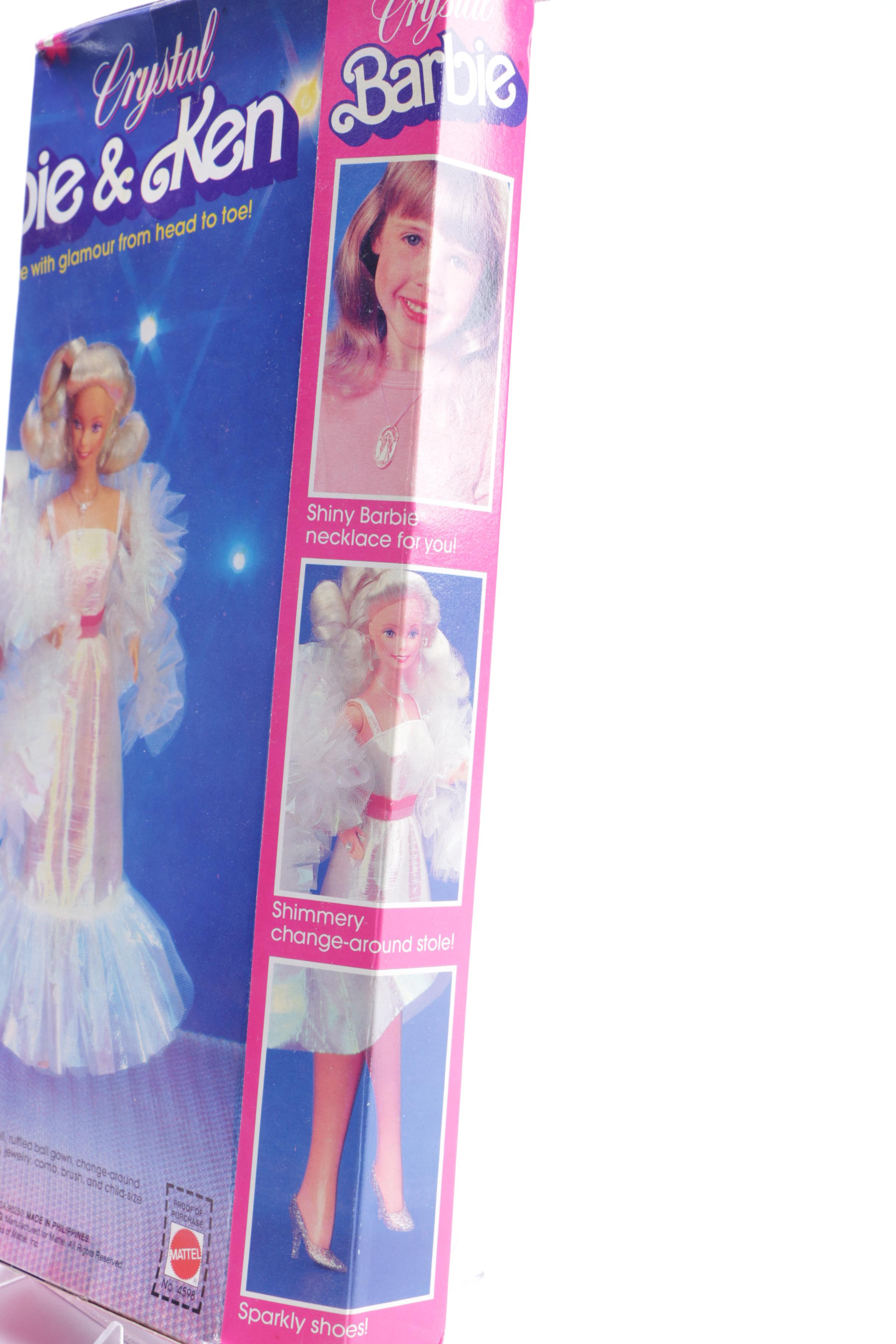 Barbie Dolls Including "Crystal" and "Peaches 'n Cream"