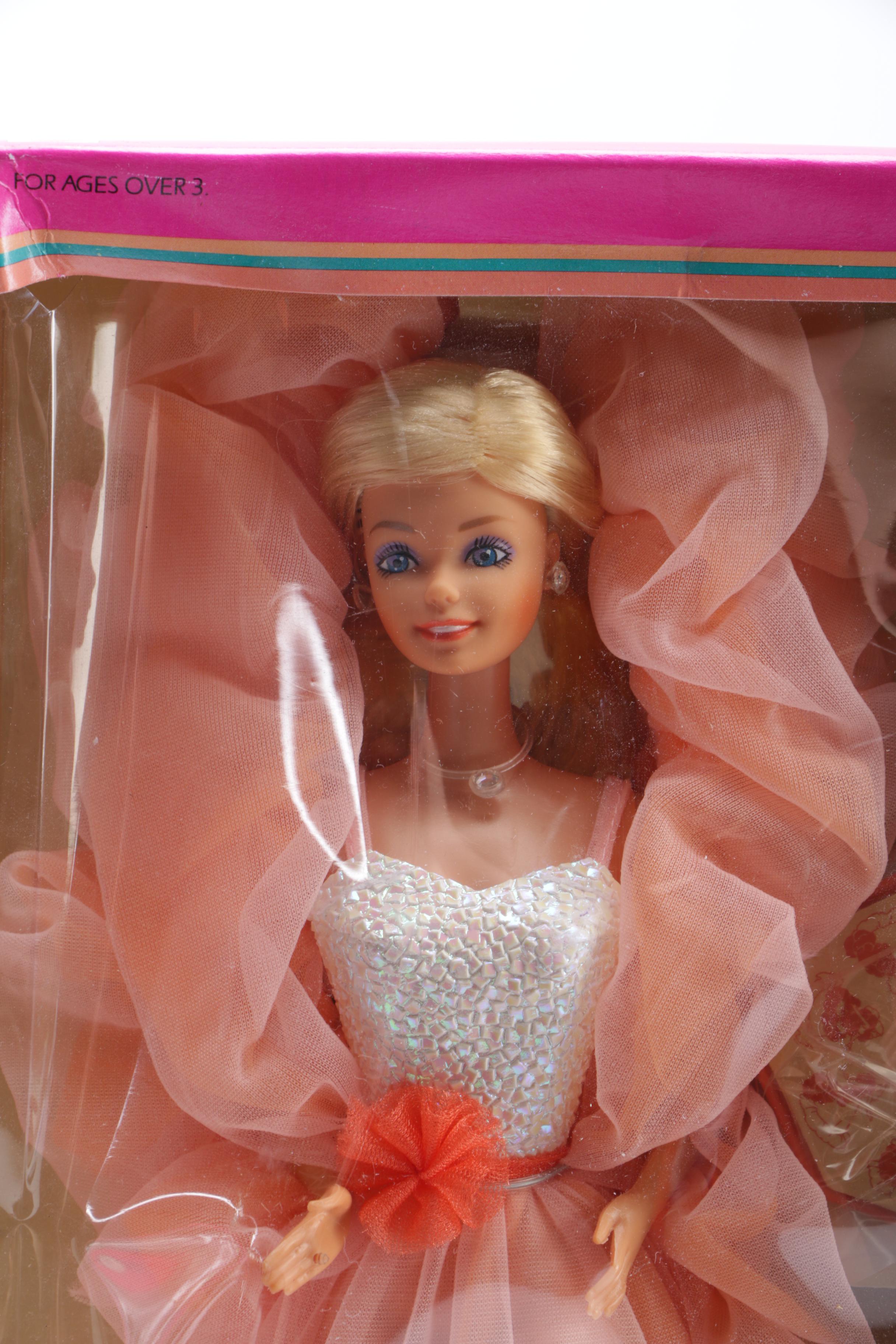 Barbie Dolls Including "Crystal" and "Peaches 'n Cream"