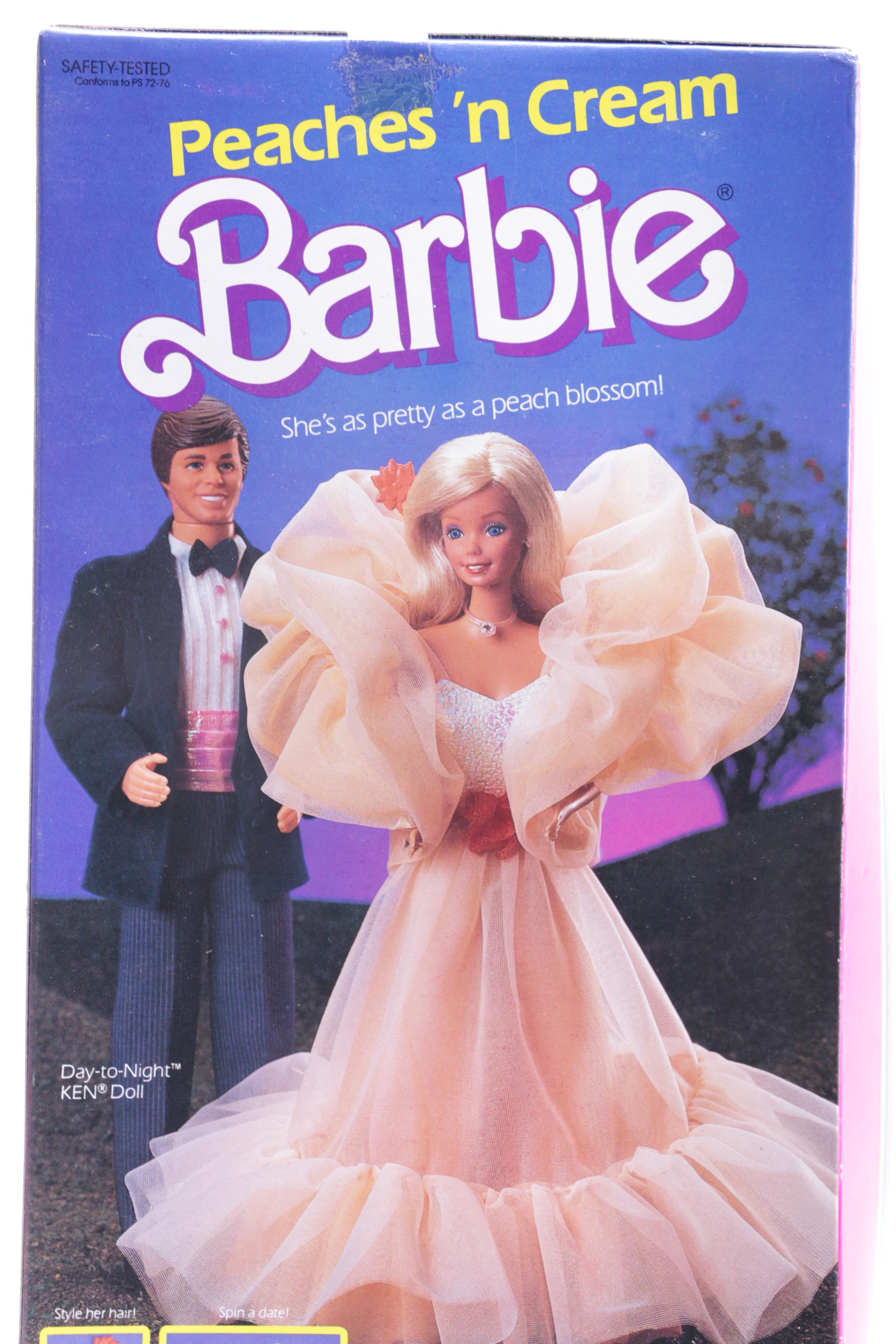 Barbie Dolls Including "Crystal" and "Peaches 'n Cream"