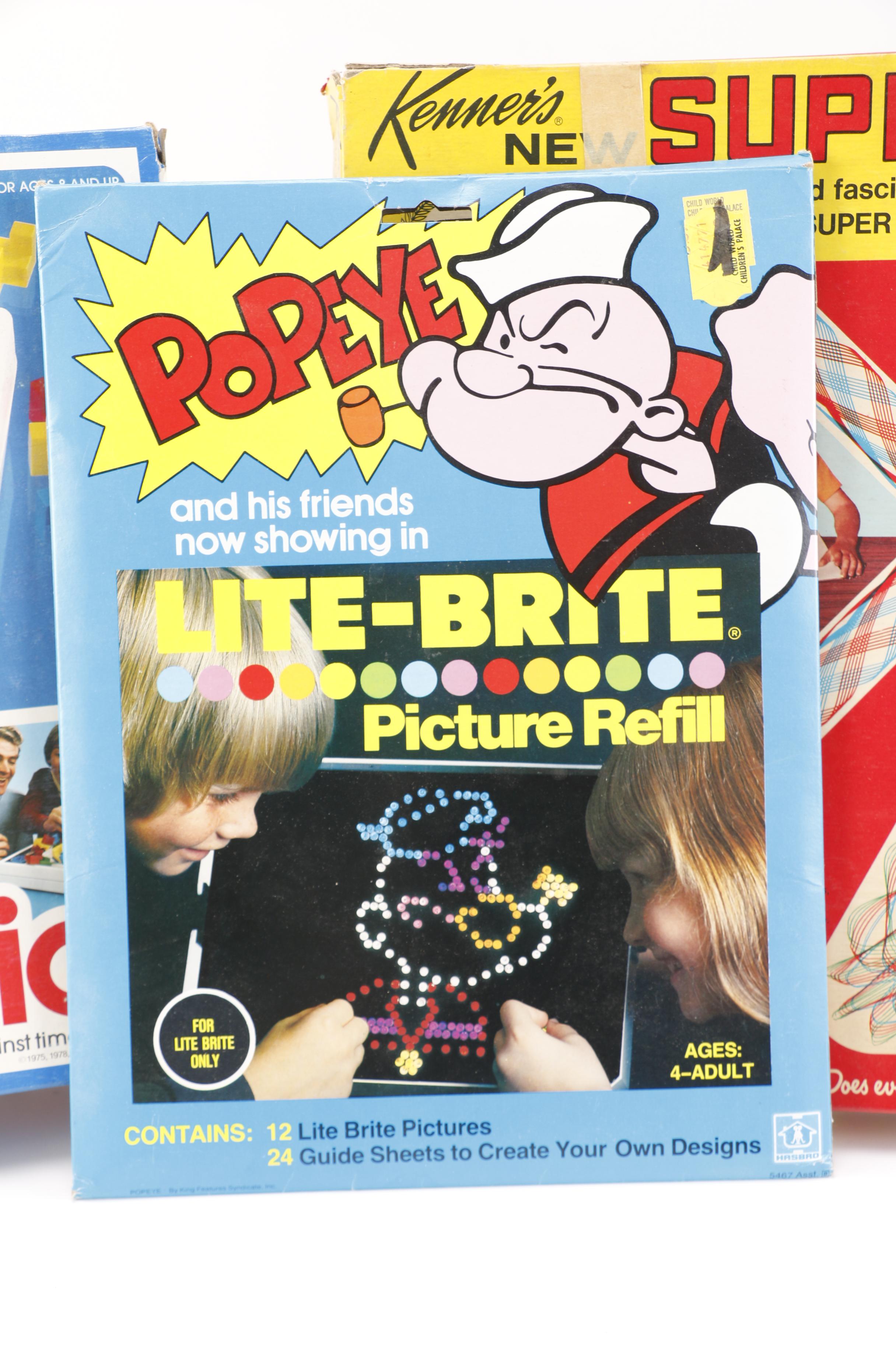 Vintage Children's Table Games and Accessories