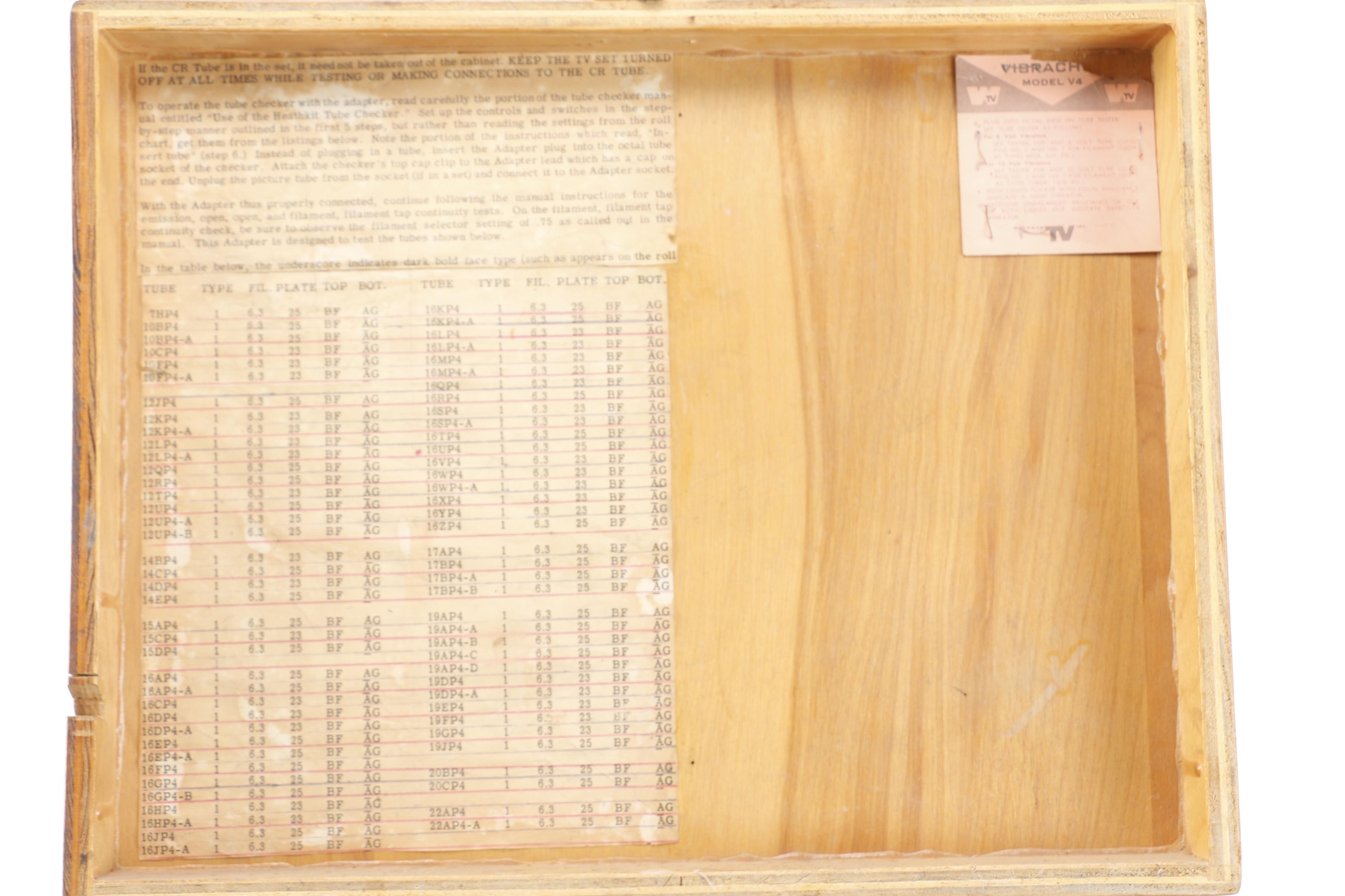 Vintage Heathkit Multimeter Vacuum Tube Tester