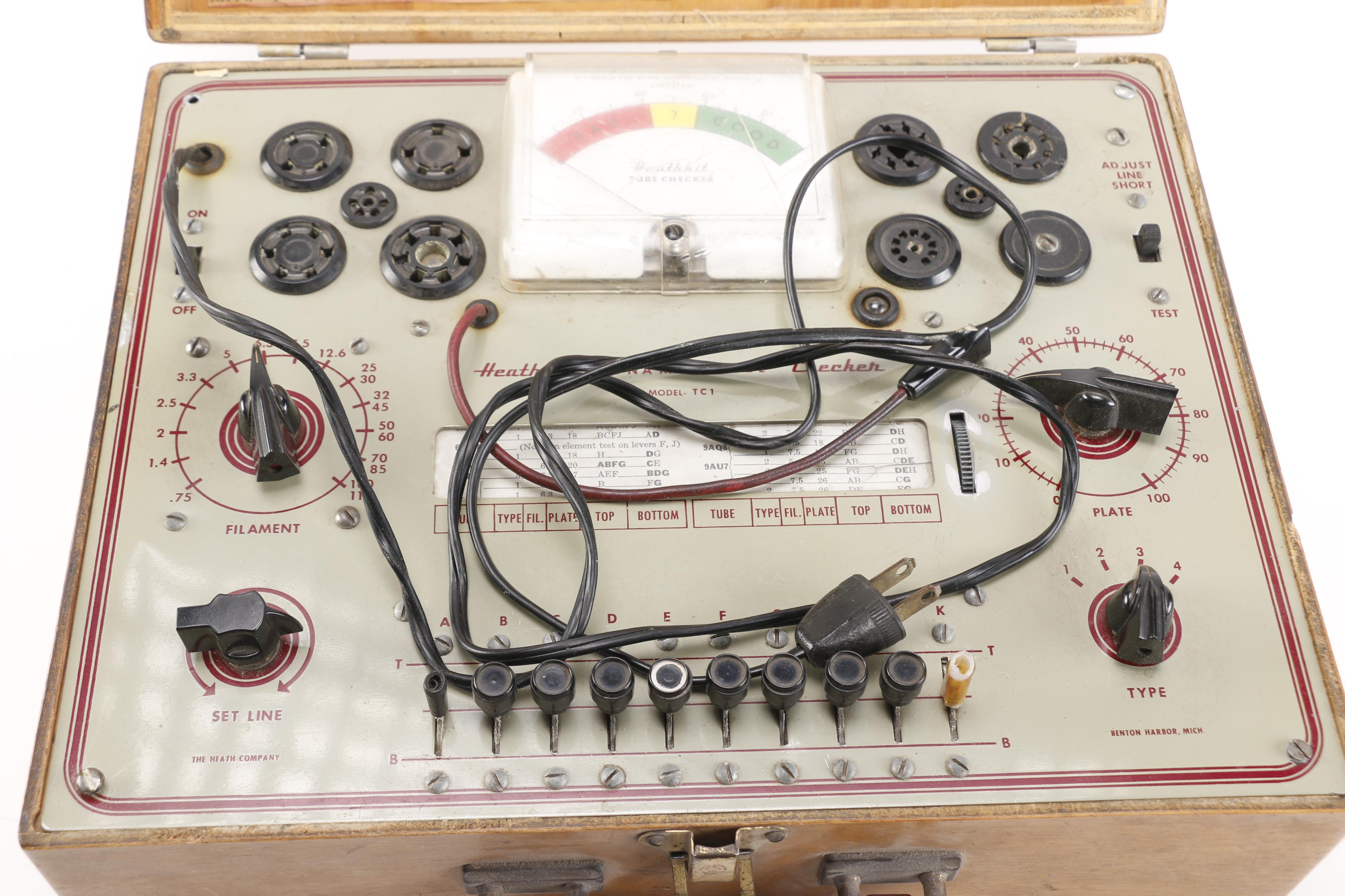 Vintage Heathkit Multimeter Vacuum Tube Tester