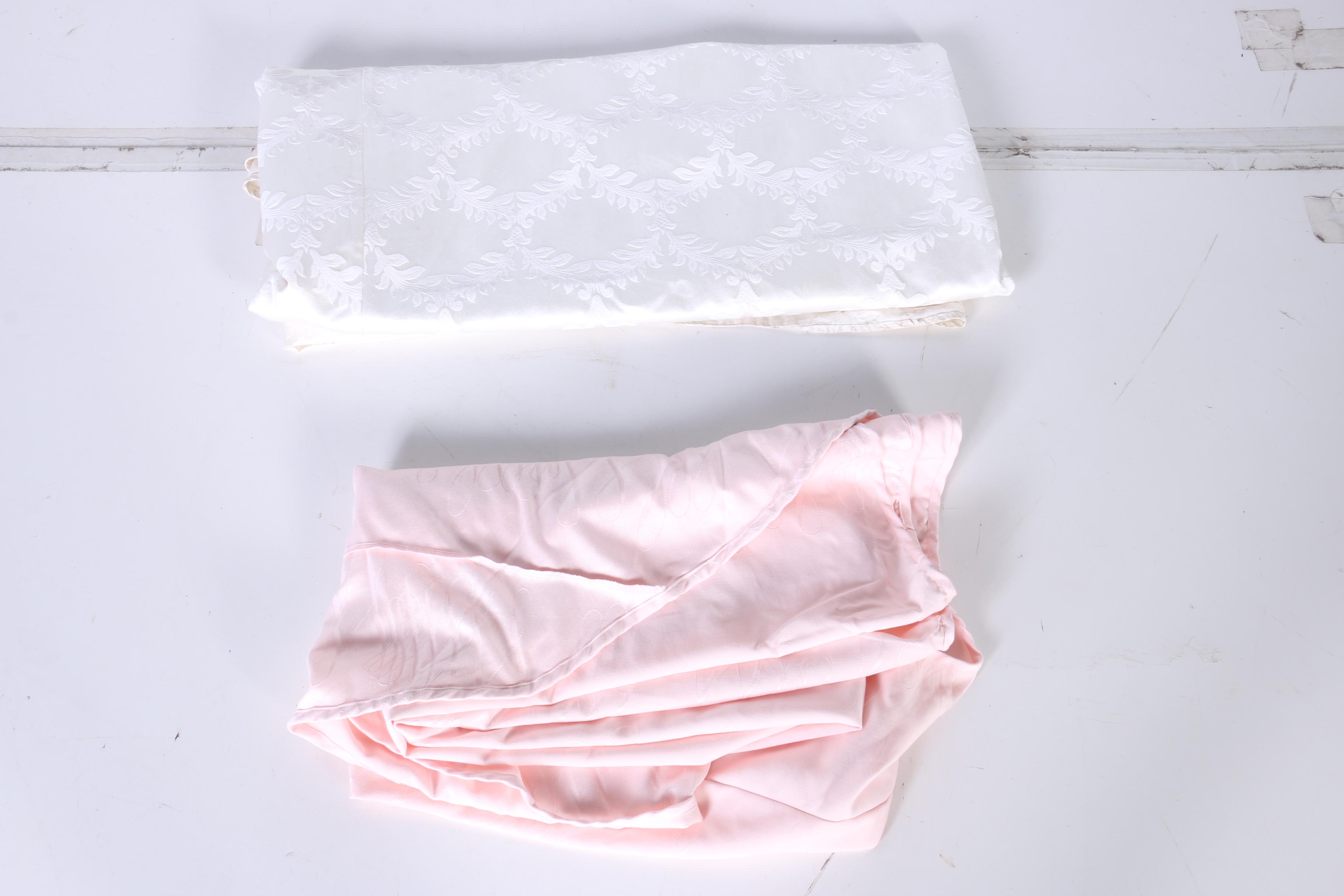 Two Vintage Table Clothes