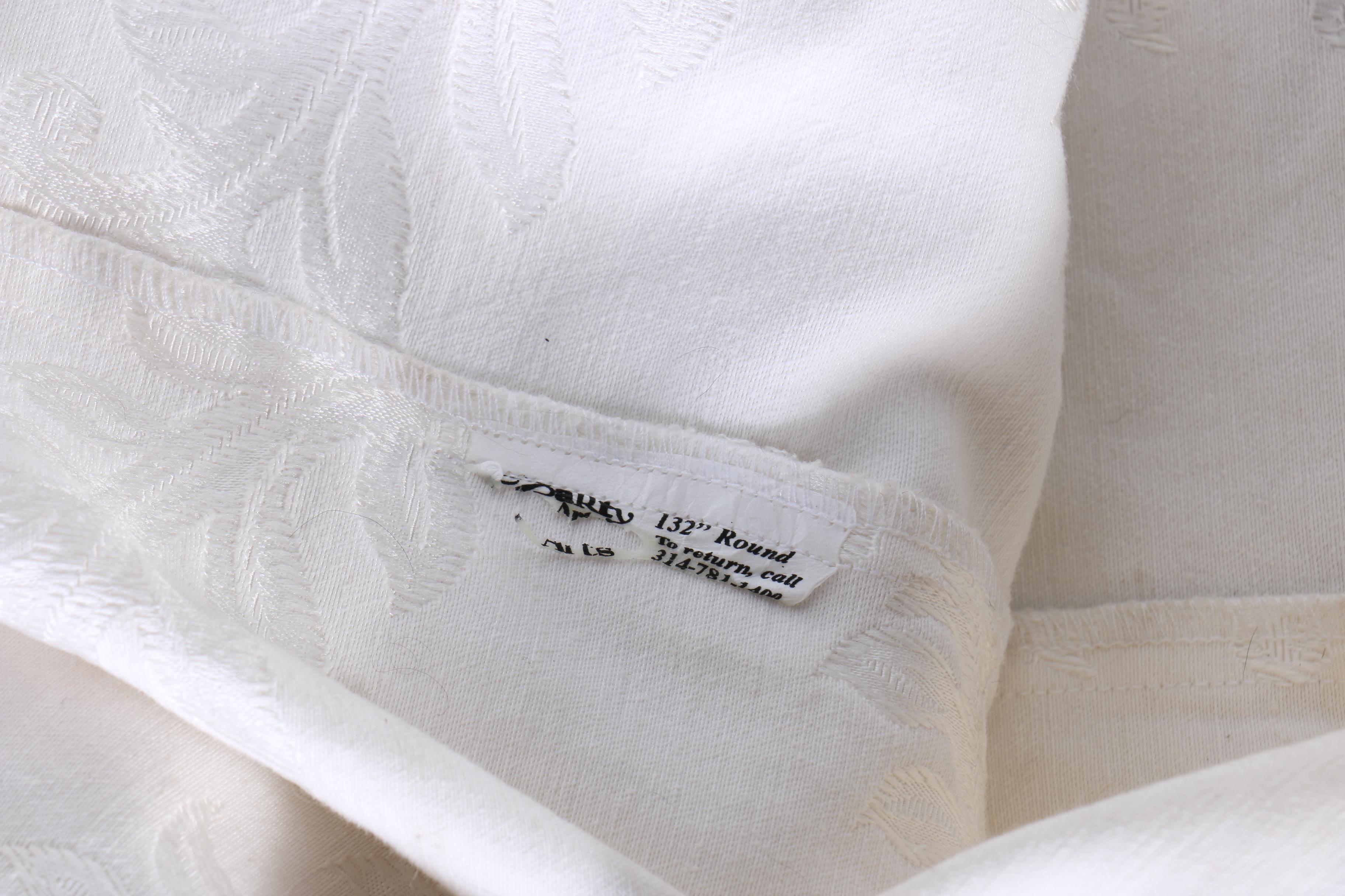 Two Vintage Table Clothes