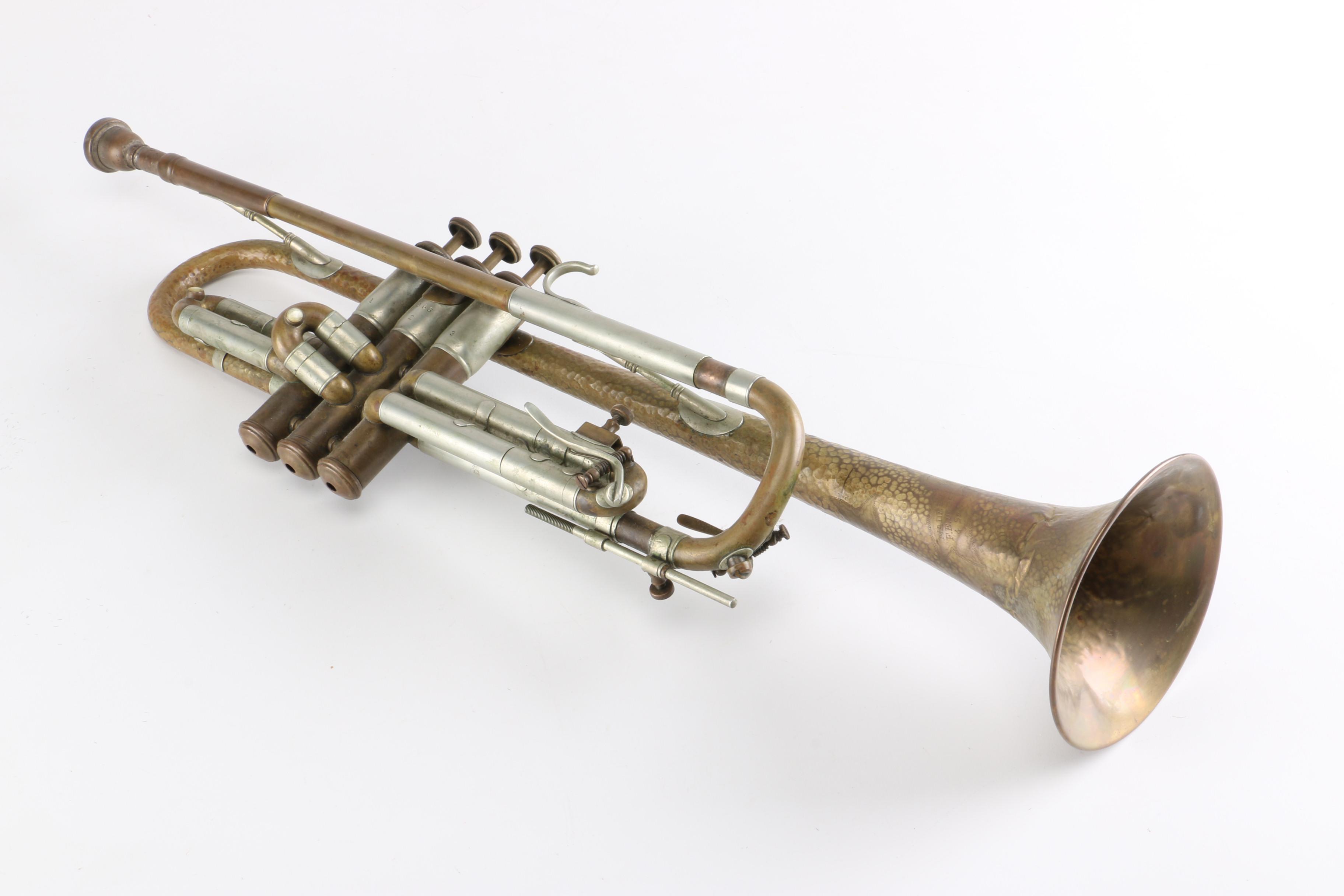 1930s Olds Trumpet and Decorative Hunting Bugle