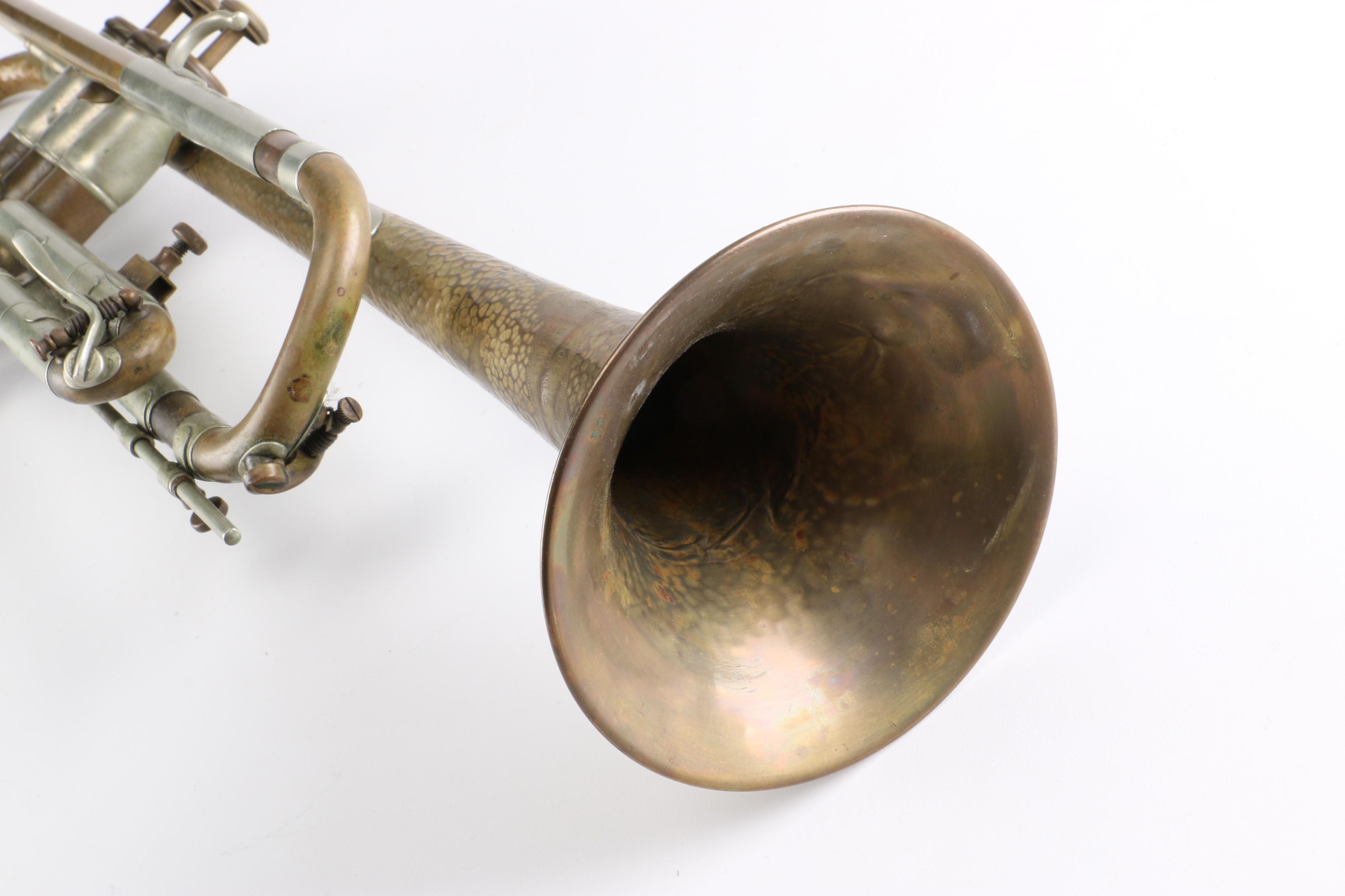 1930s Olds Trumpet and Decorative Hunting Bugle