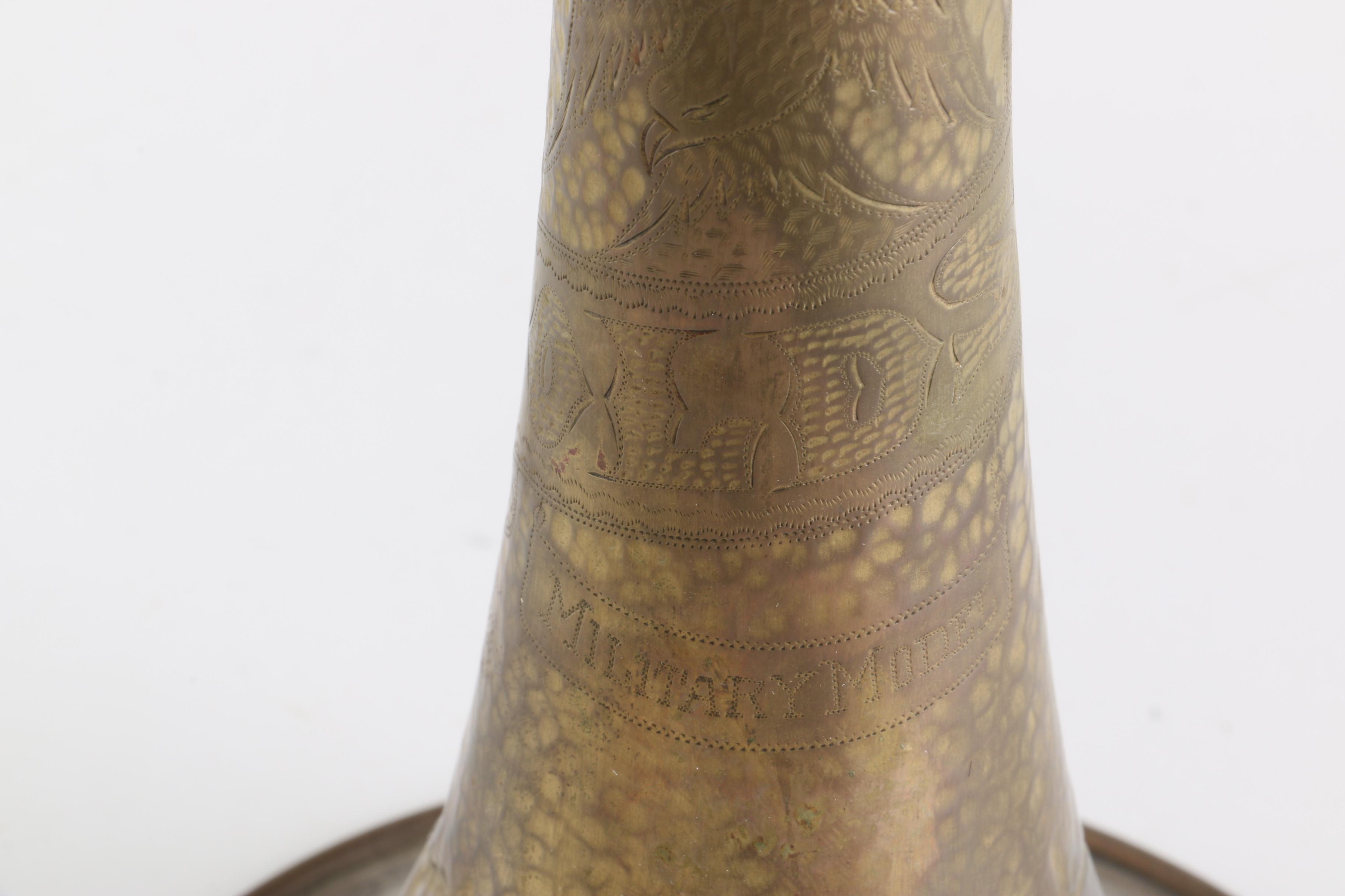 1930s Olds Trumpet and Decorative Hunting Bugle