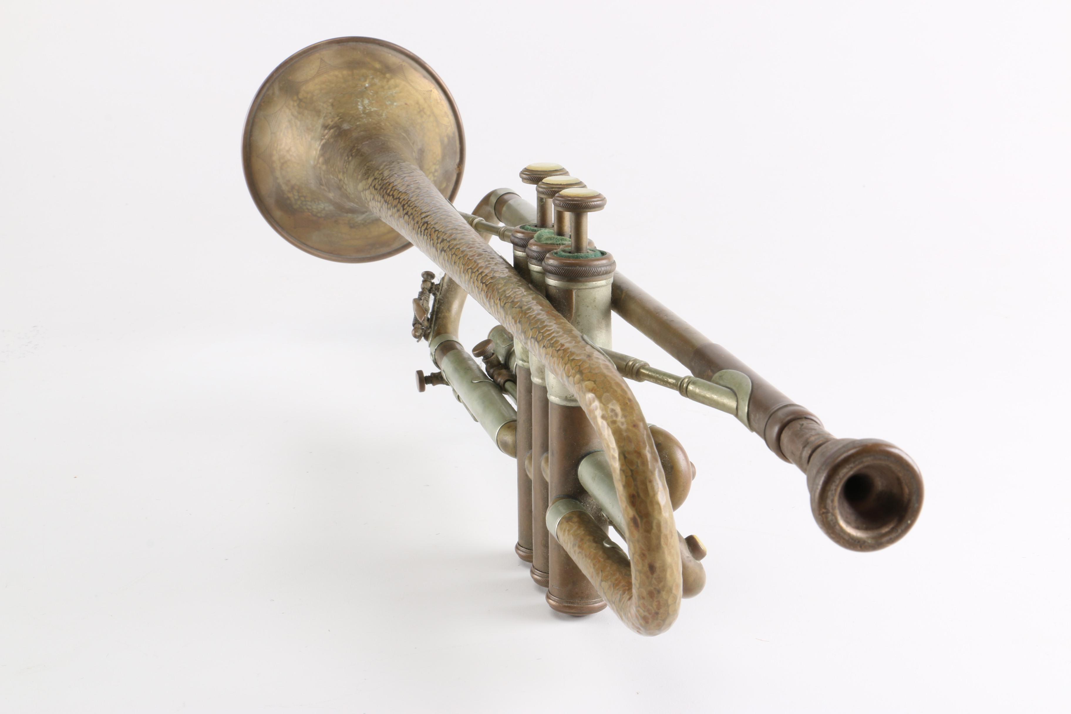 1930s Olds Trumpet and Decorative Hunting Bugle