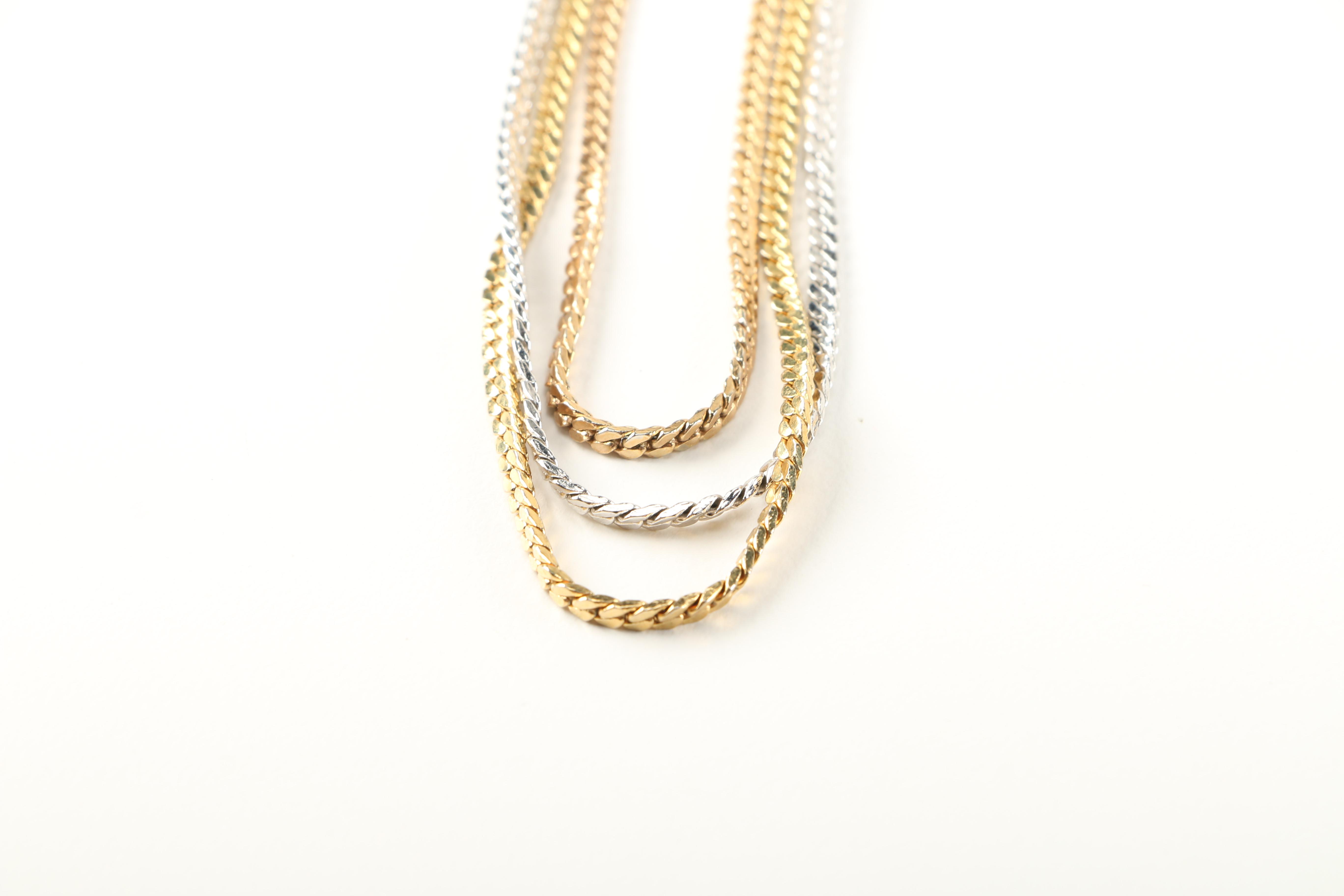 Monet Costume Jewelry With Rhinestones