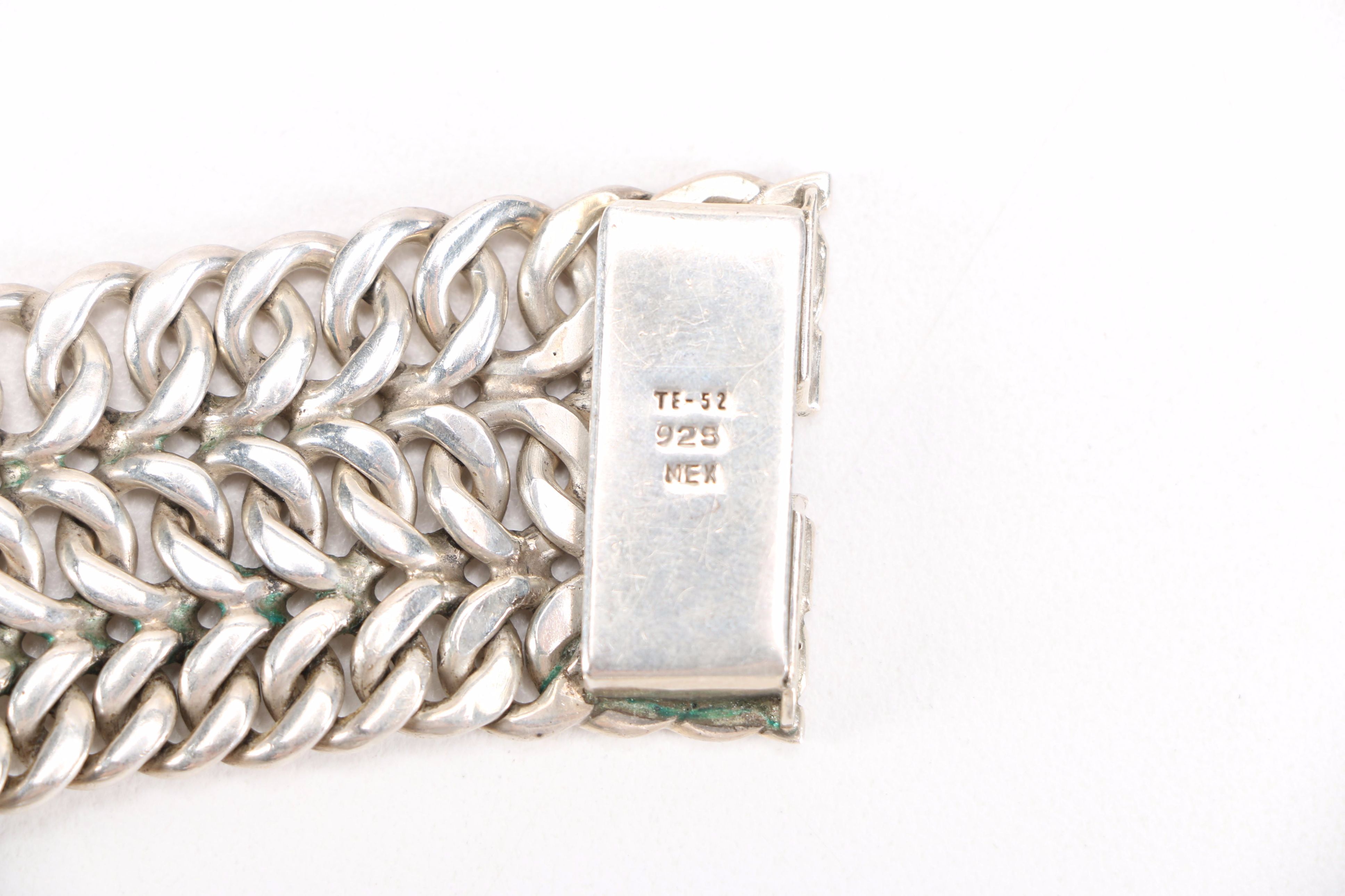 Sterling Silver Necklace and Bracelet