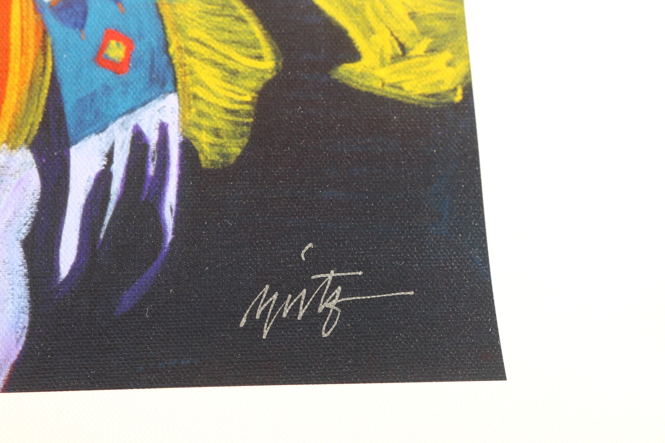 Pair of Limited Edition Giclées Featuring Native American Dancers