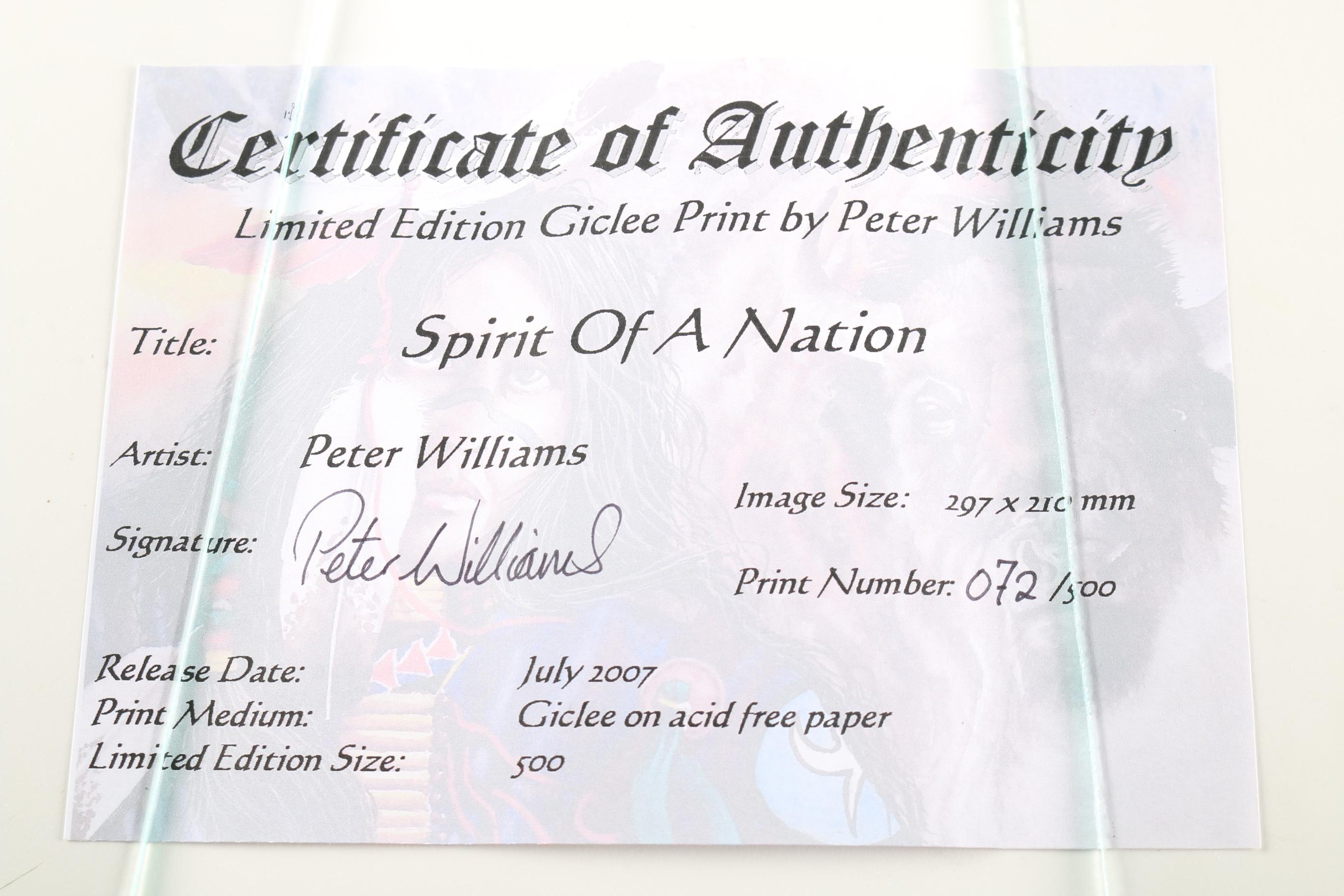 Pair of Limited Edition Giclées Featuring Native American Dancers