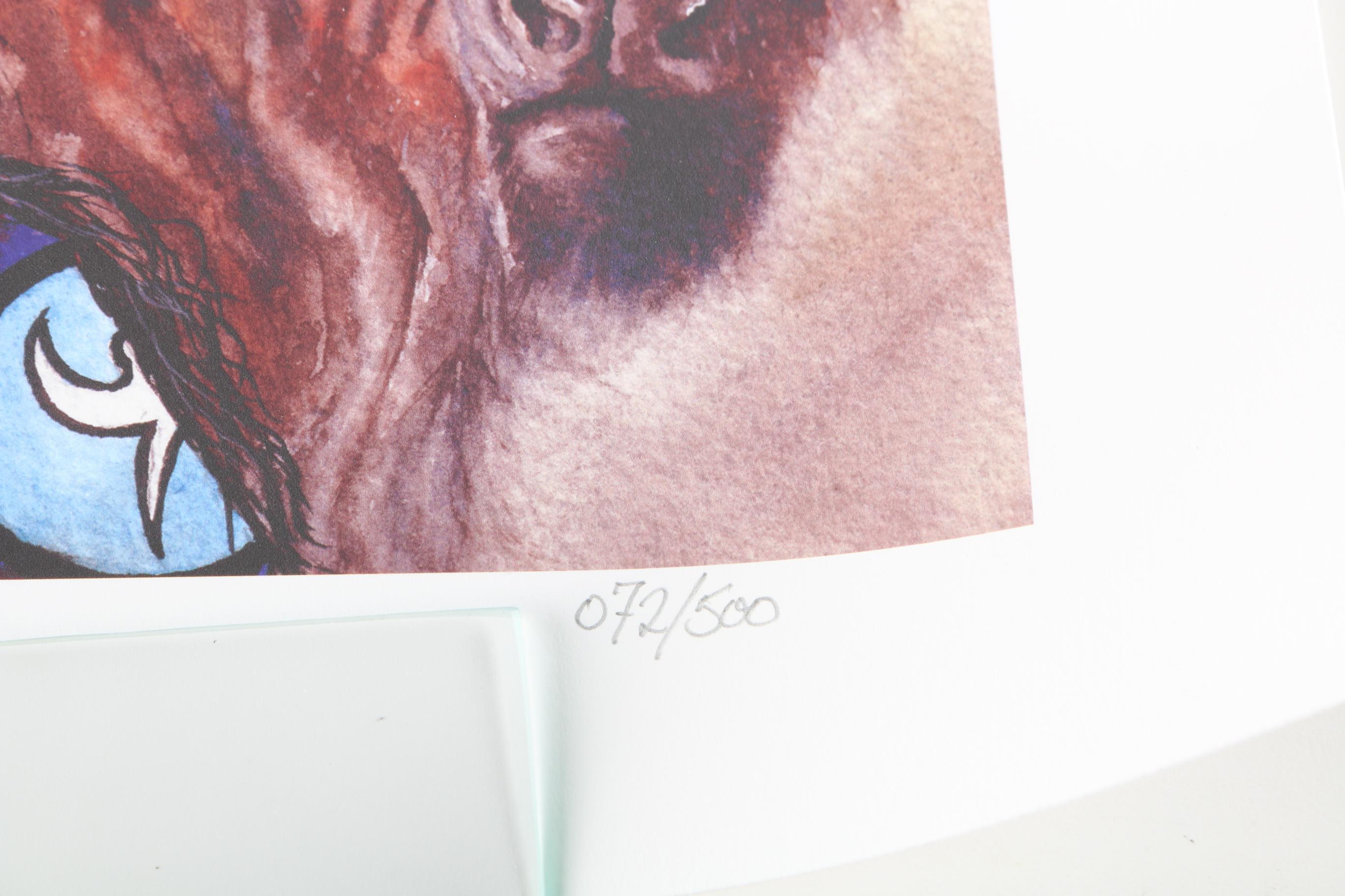 Pair of Limited Edition Giclées Featuring Native American Dancers