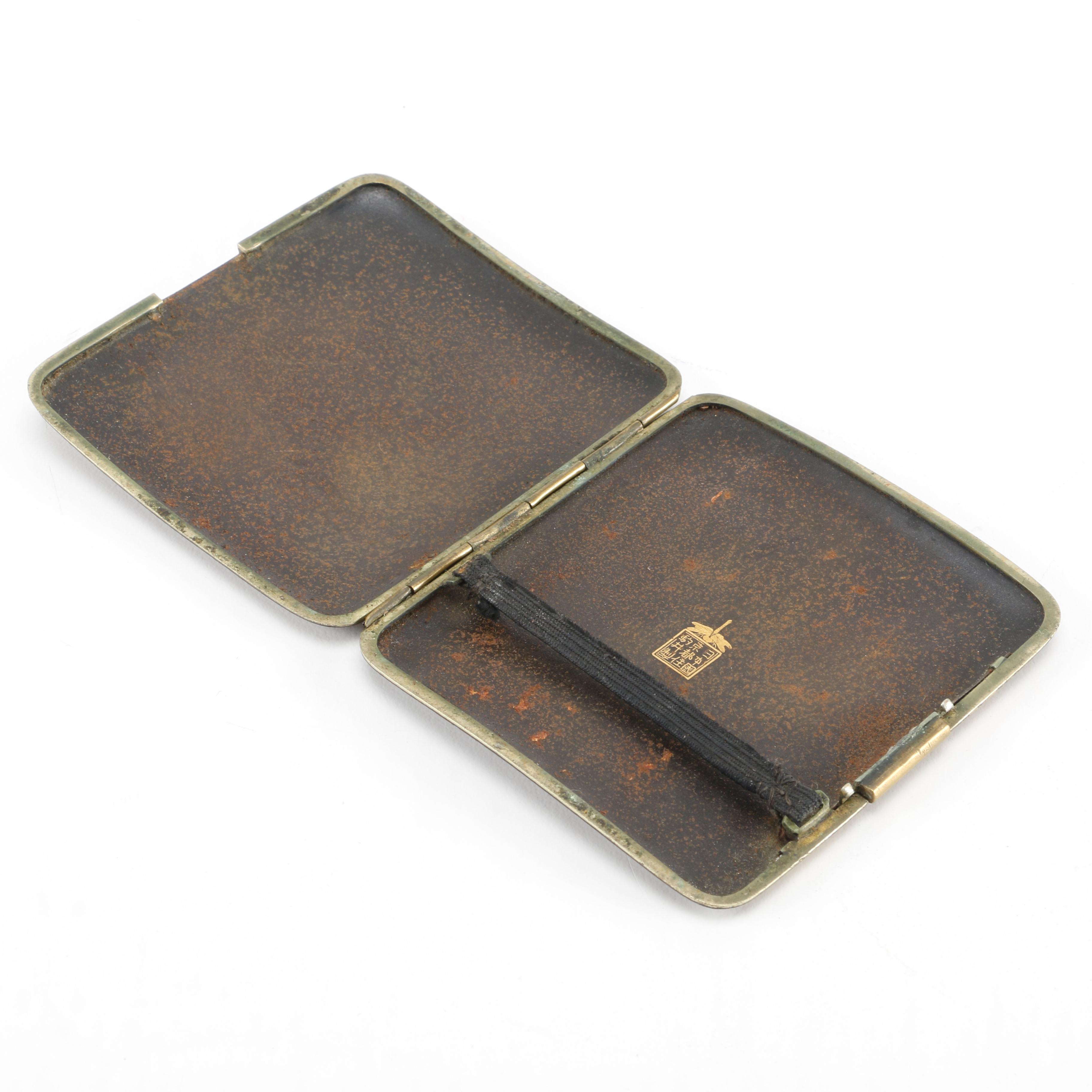 Early 20th Century Japanese Cigarette Case by Komai Otojiro