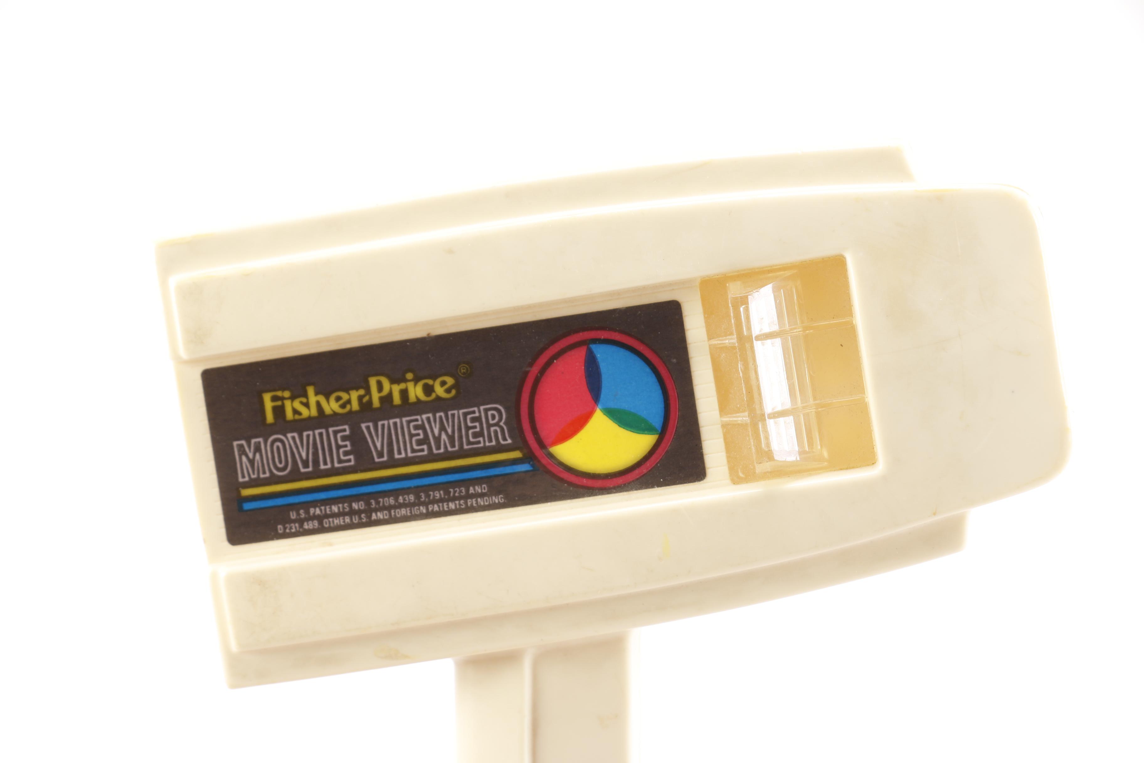 Vintage Fisher Price Movie Viewer With Cartridges