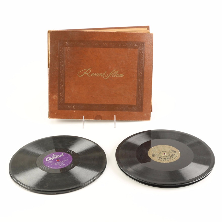 Les Paul, Sarah Vaughan and Other 78 rpm Records
