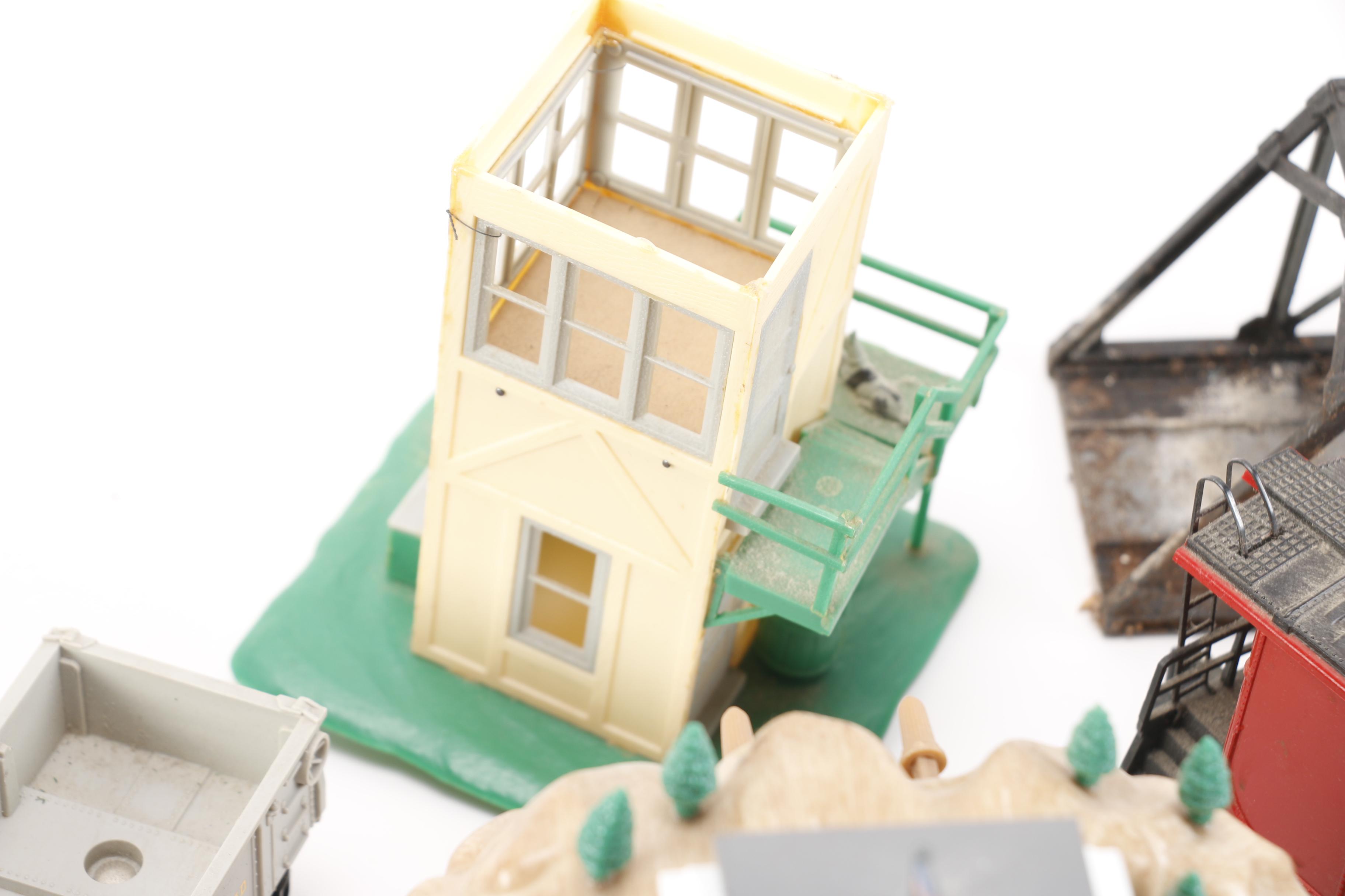 Train Cars, Track and Accessories With Lionelville Alarm Clock