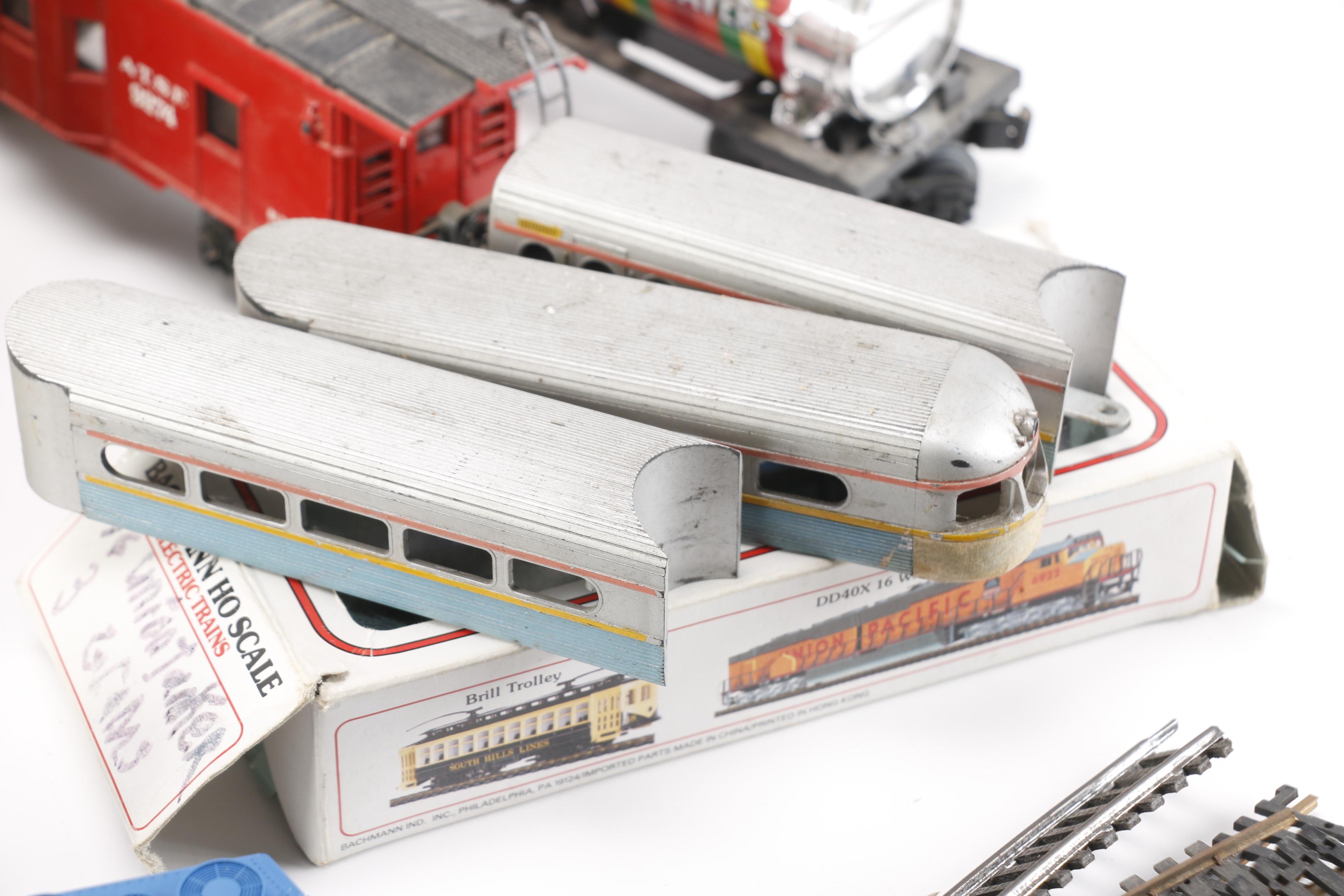 Train Cars, Track and Accessories With Lionelville Alarm Clock