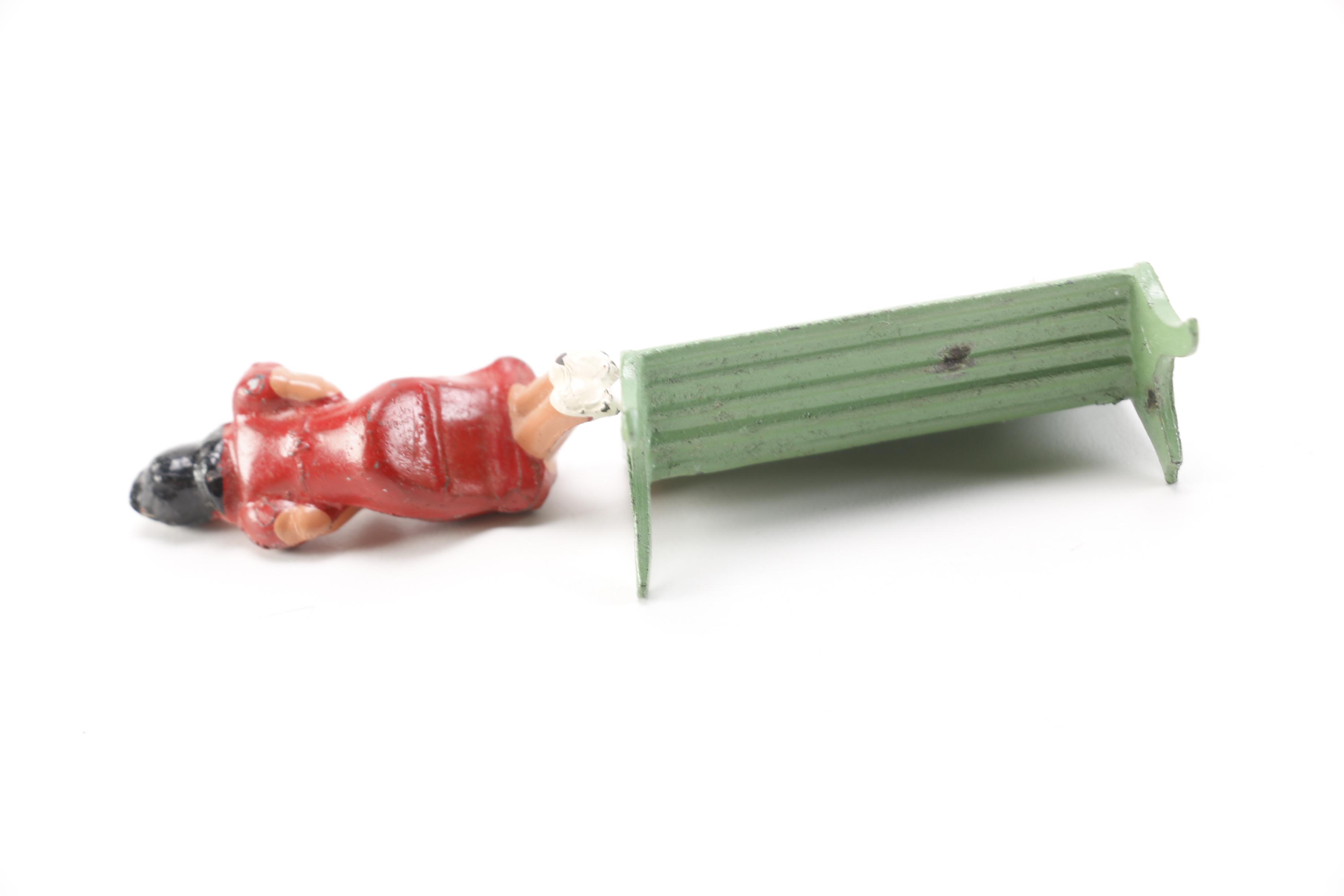 Vintage Toys Including Cast Metal Horse-Drawn Vehicles