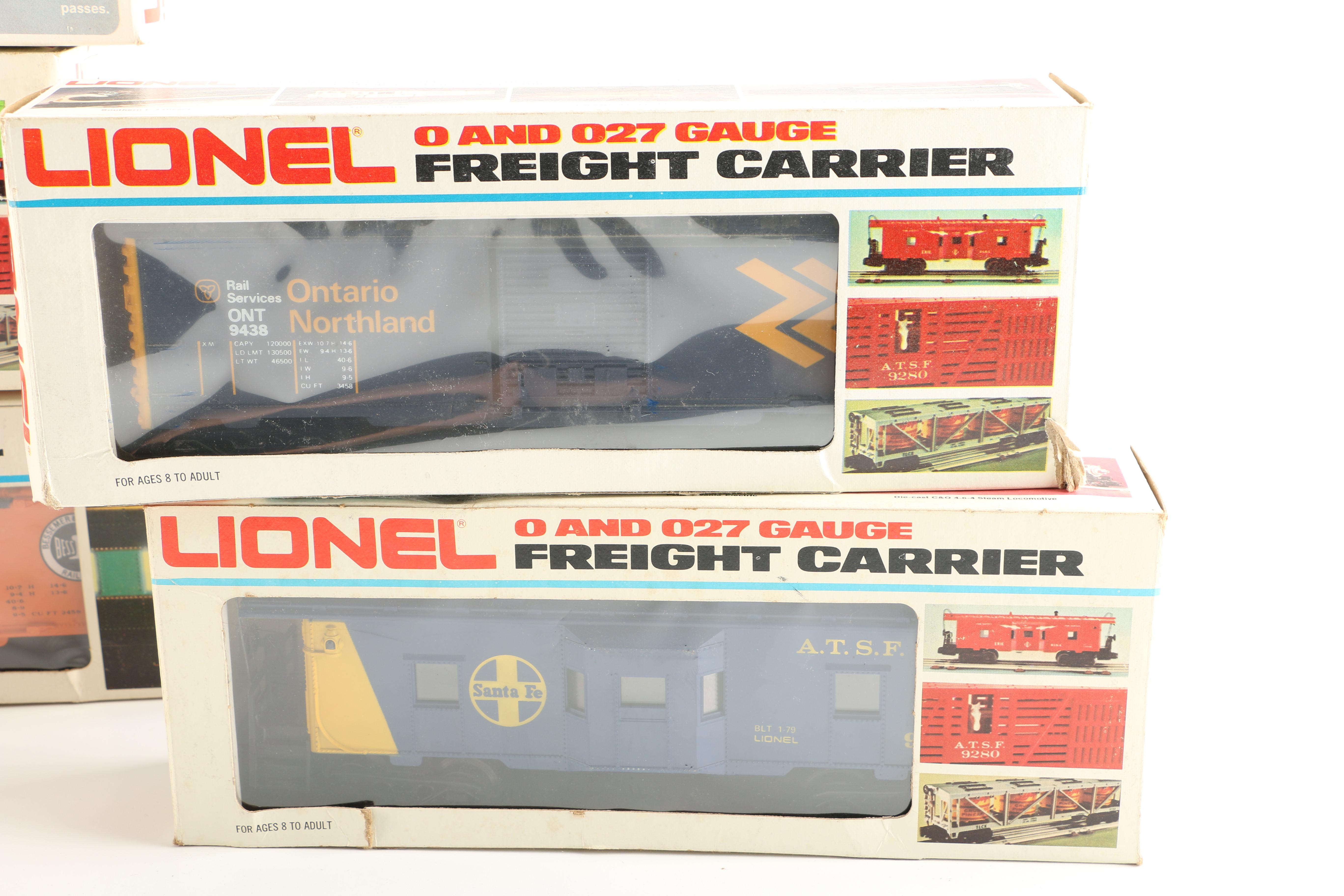 Vintage Lionel Train Cars, Tracks, and Accessories