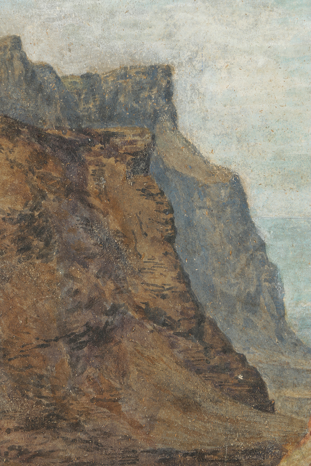 After Roderic O'Connor Gouache Painting on Paper of a Desert Landscape