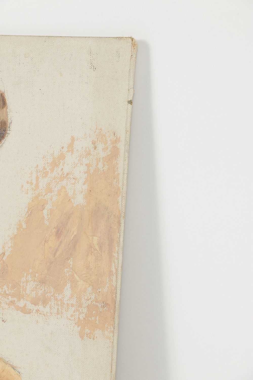 Oil Painting on Canvas Board of Nude Woman