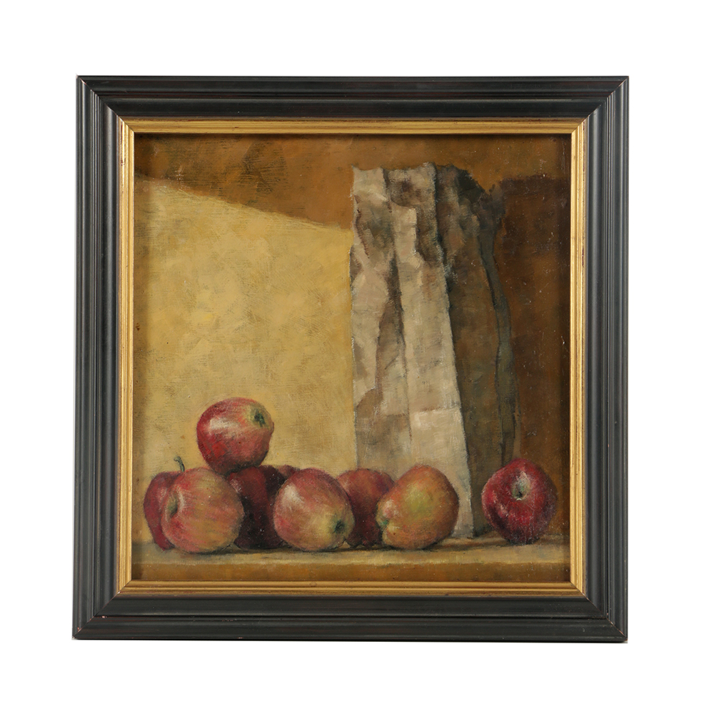 Attributed to Seymour Remenick Oil Painting on Board Still Life