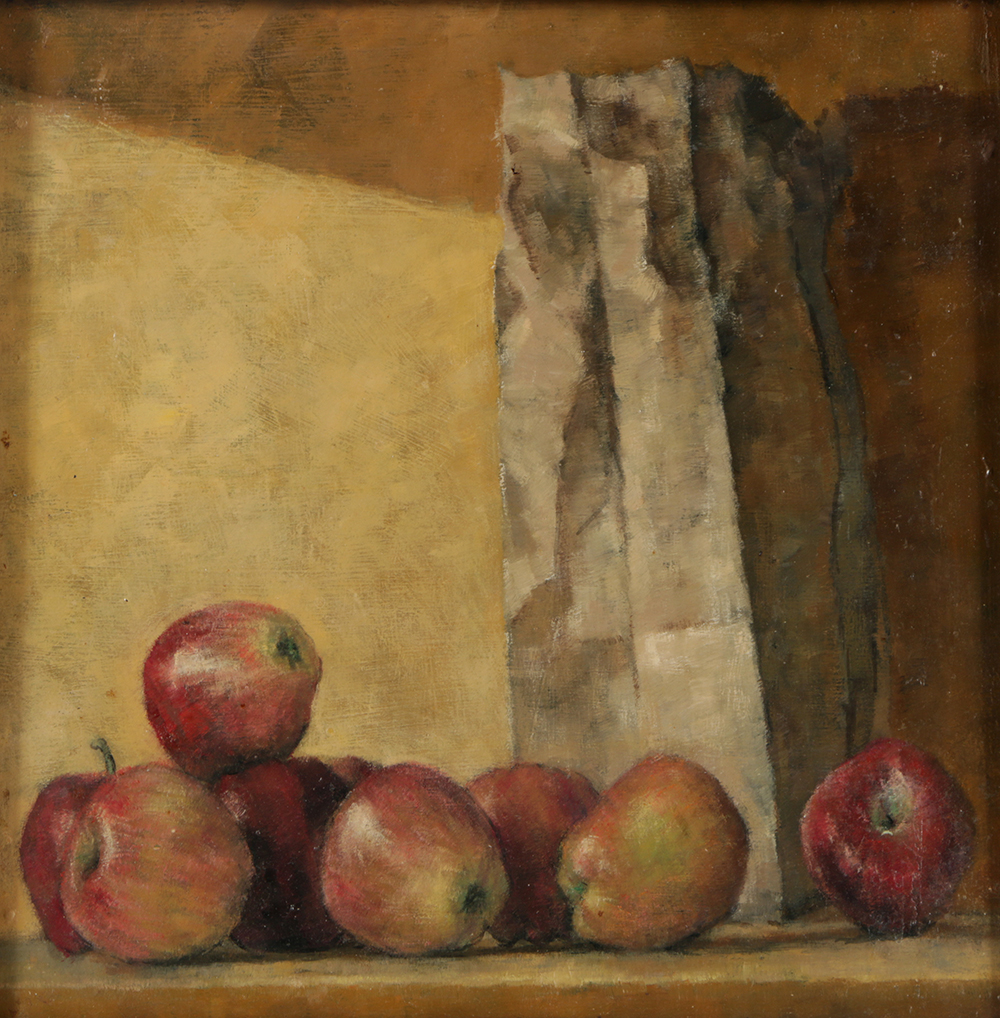 Attributed to Seymour Remenick Oil Painting on Board Still Life