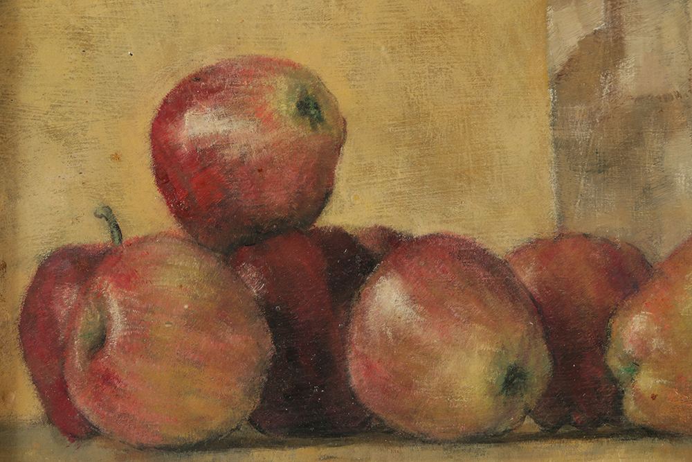 Attributed to Seymour Remenick Oil Painting on Board Still Life