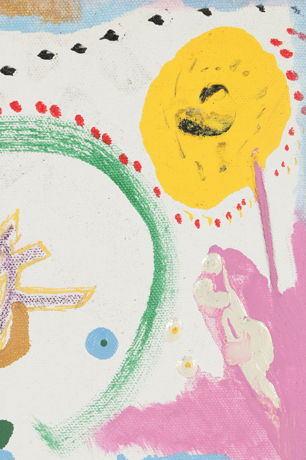 Acrylic Painting on Canvas Abstract Composition