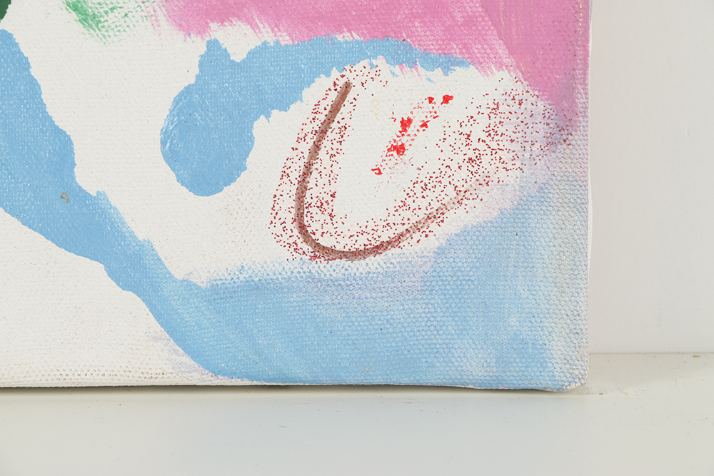 Acrylic Painting on Canvas Abstract Composition