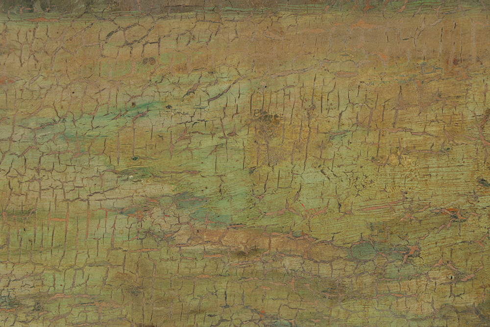 Oil Painting on Board Rustic Landscape