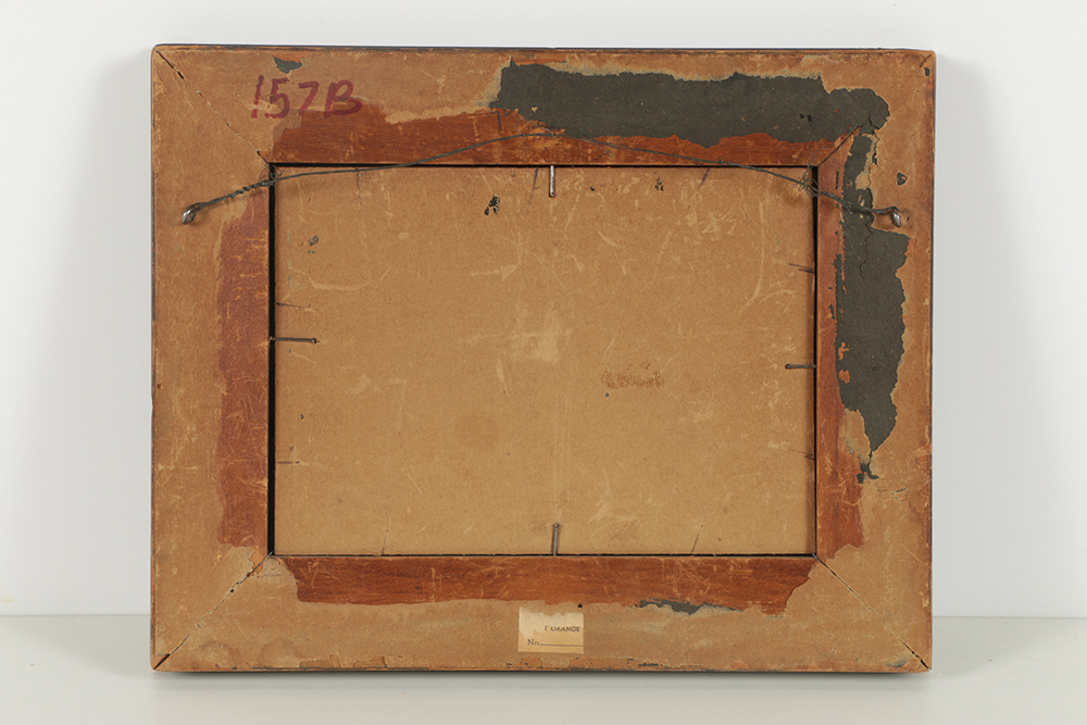 Oil Painting on Board Rustic Landscape