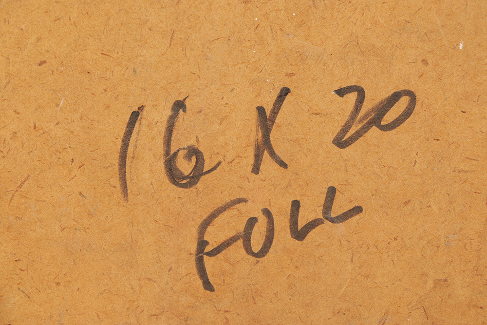 20th-Century Oil Painting on Board Southwestern Landscape