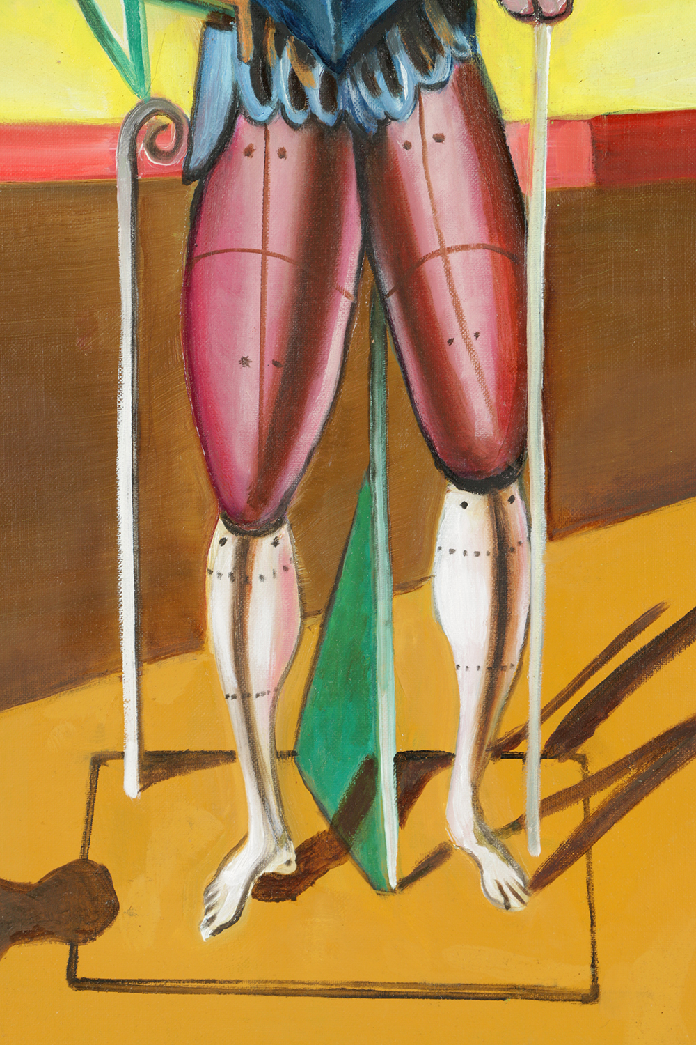 Husidio John Tempest Oil on Canvas "El Trovatore" After Giorgio de Chirico