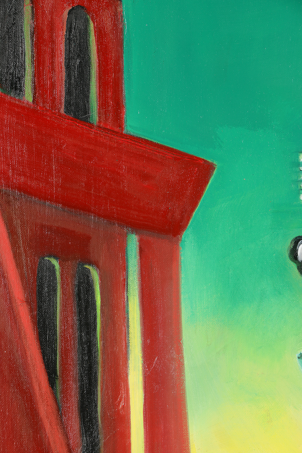 Husidio John Tempest Oil on Canvas "El Trovatore" After Giorgio de Chirico