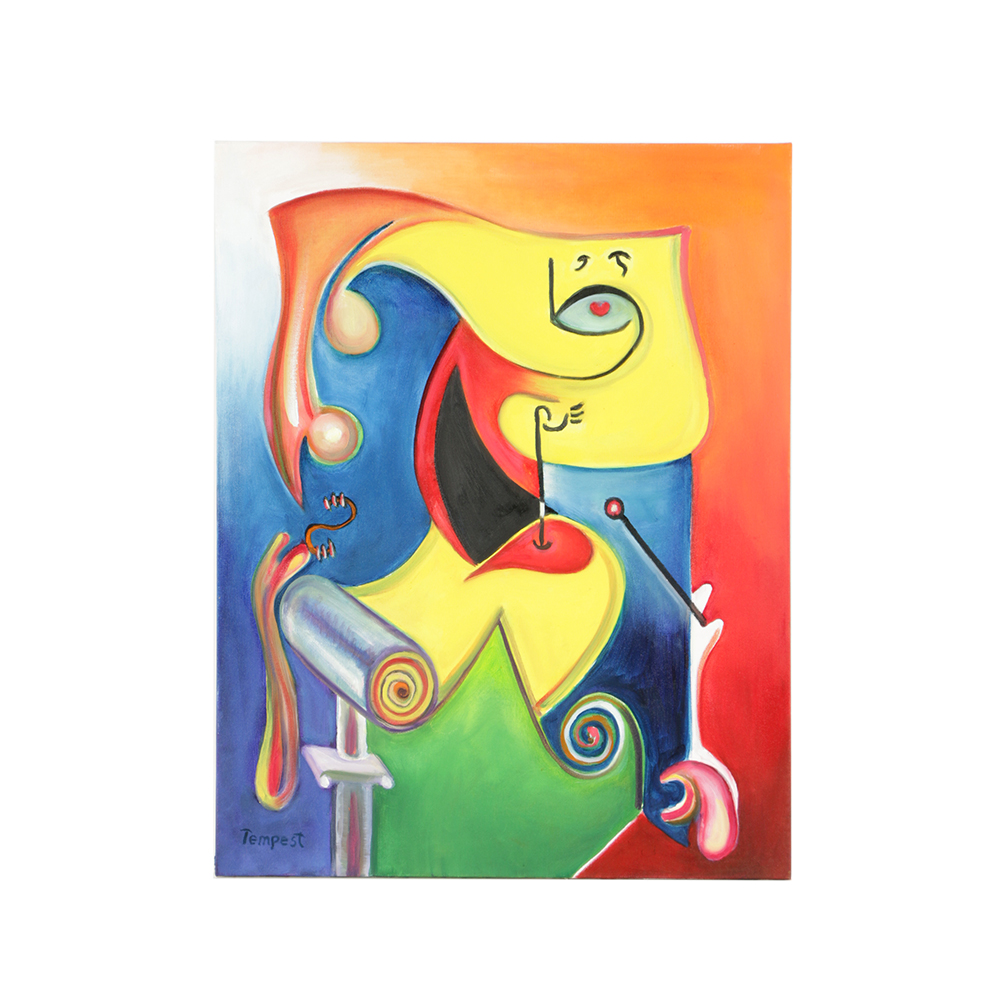 Husidio John Tempest Oil Painting on Canvas "The Jester"