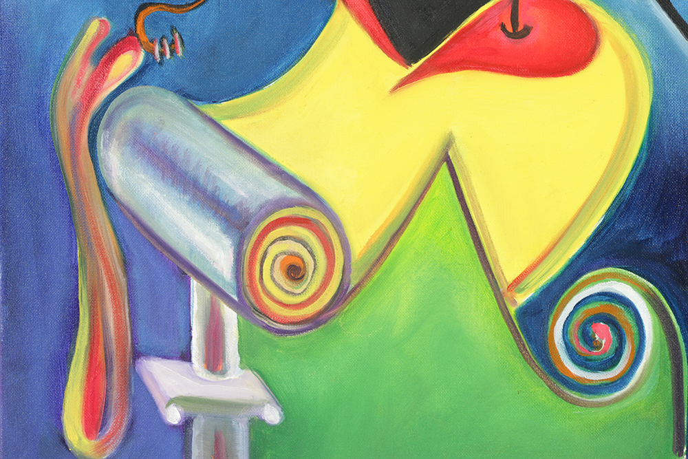 Husidio John Tempest Oil Painting on Canvas "The Jester"