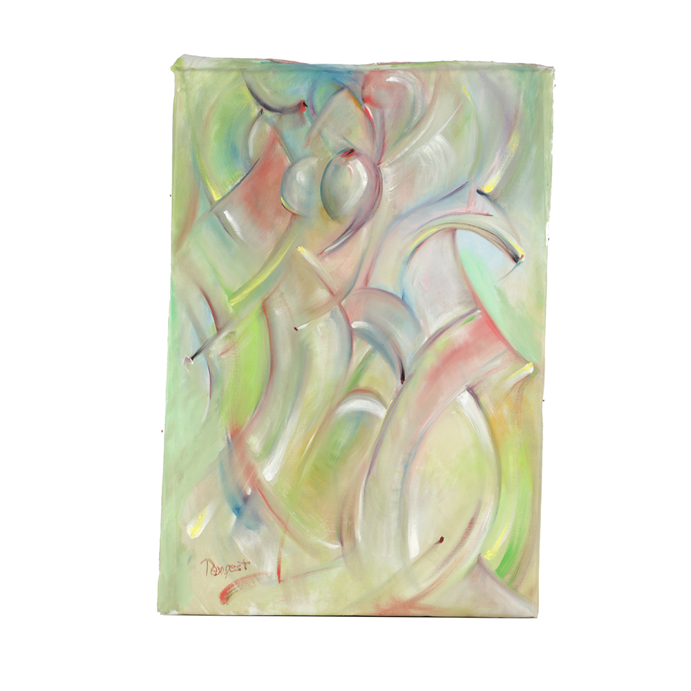 Husidio John Tempest Oil Painting on Canvas "Tree in Motion"