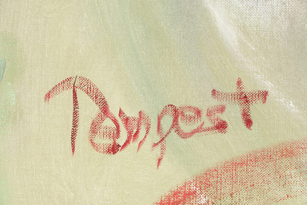 Husidio John Tempest Oil Painting on Canvas "Tree in Motion"