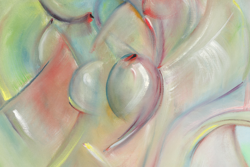 Husidio John Tempest Oil Painting on Canvas "Tree in Motion"