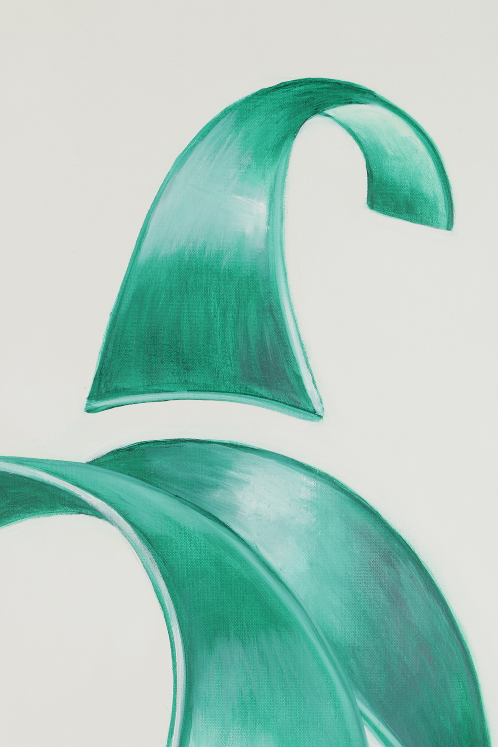 Husidio John Tempest Oil Painting on Canvas "Millenium Horse (Green)"