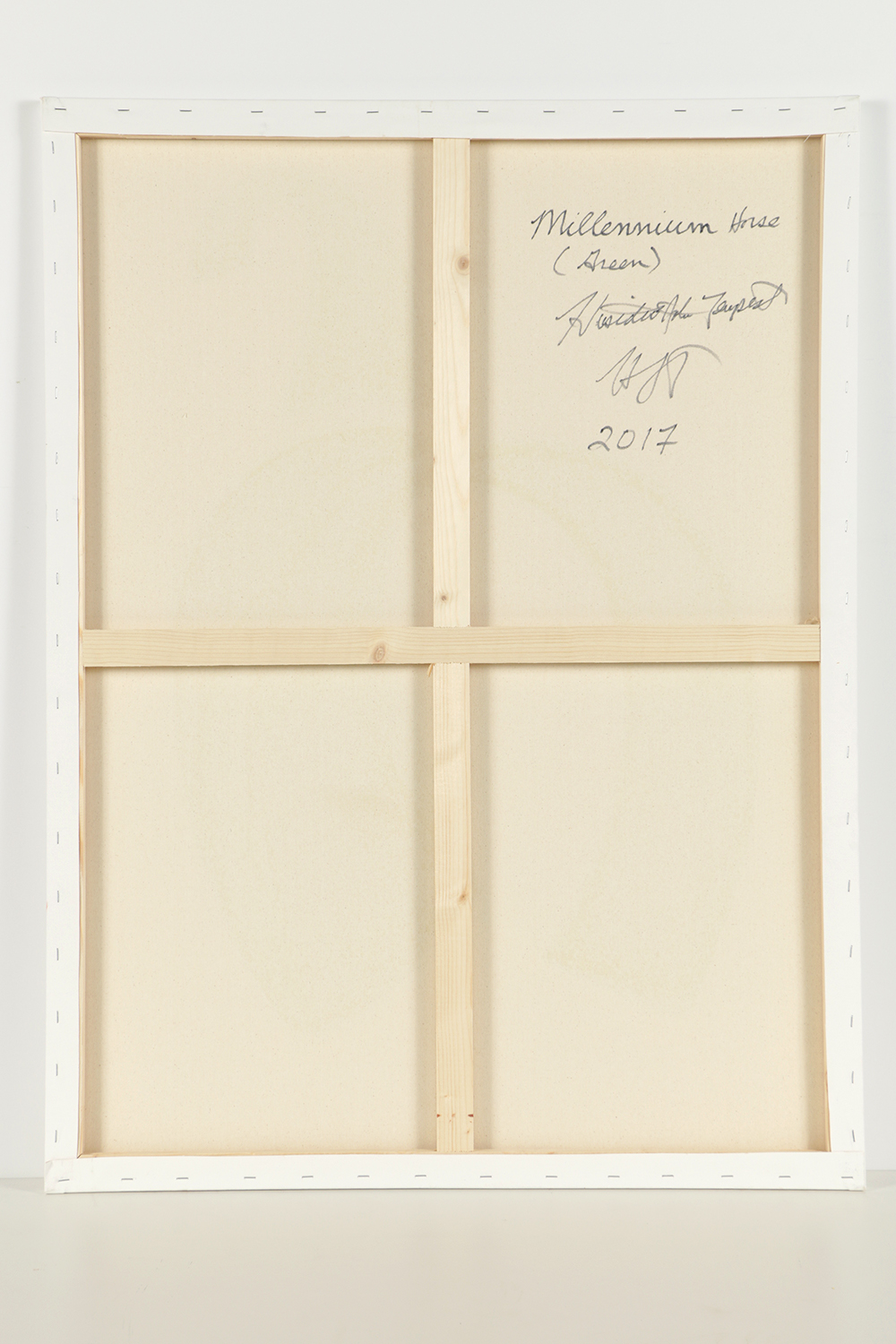 Husidio John Tempest Oil Painting on Canvas "Millenium Horse (Green)"