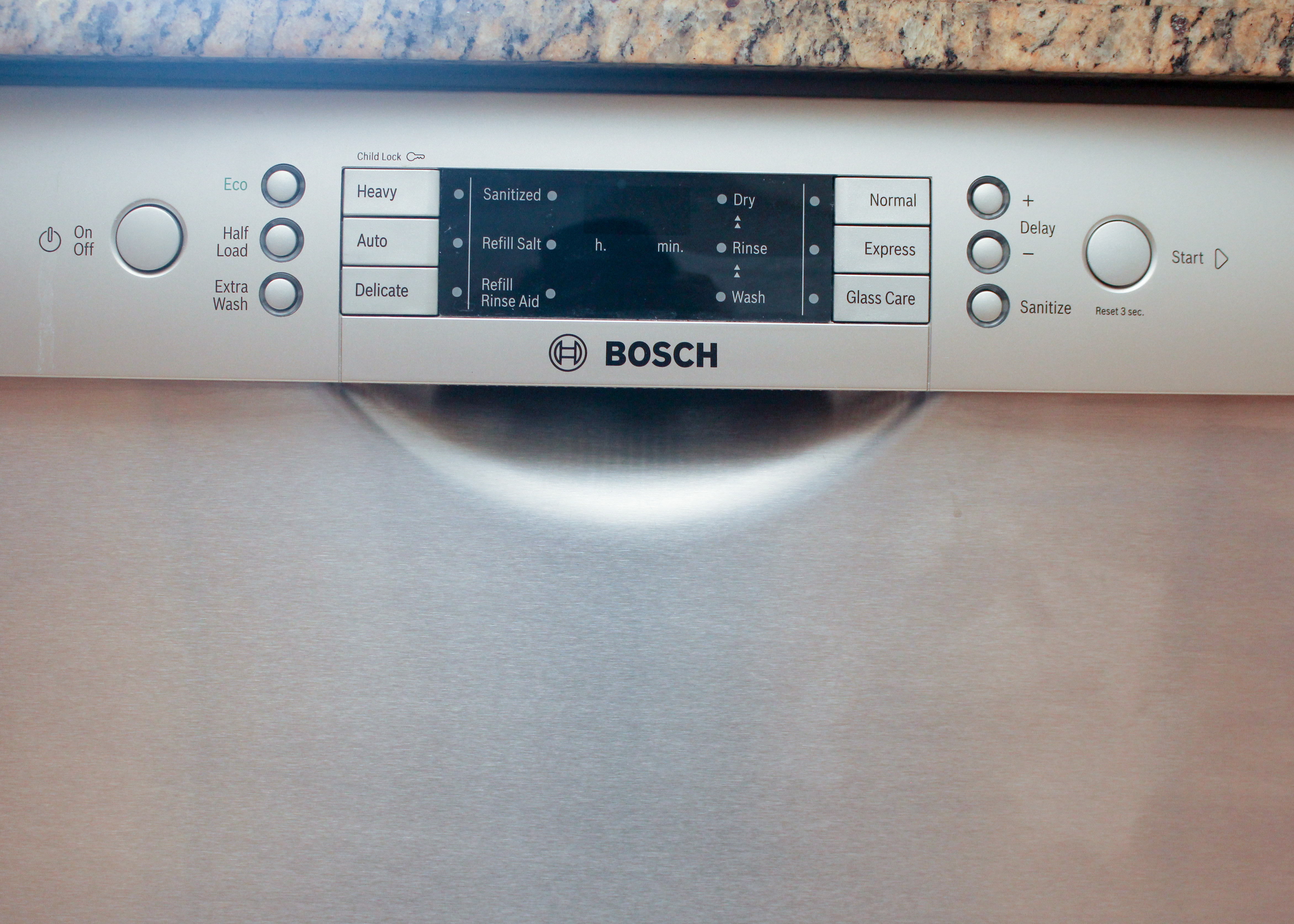 Bosch EcoSense Chrome Dishwasher